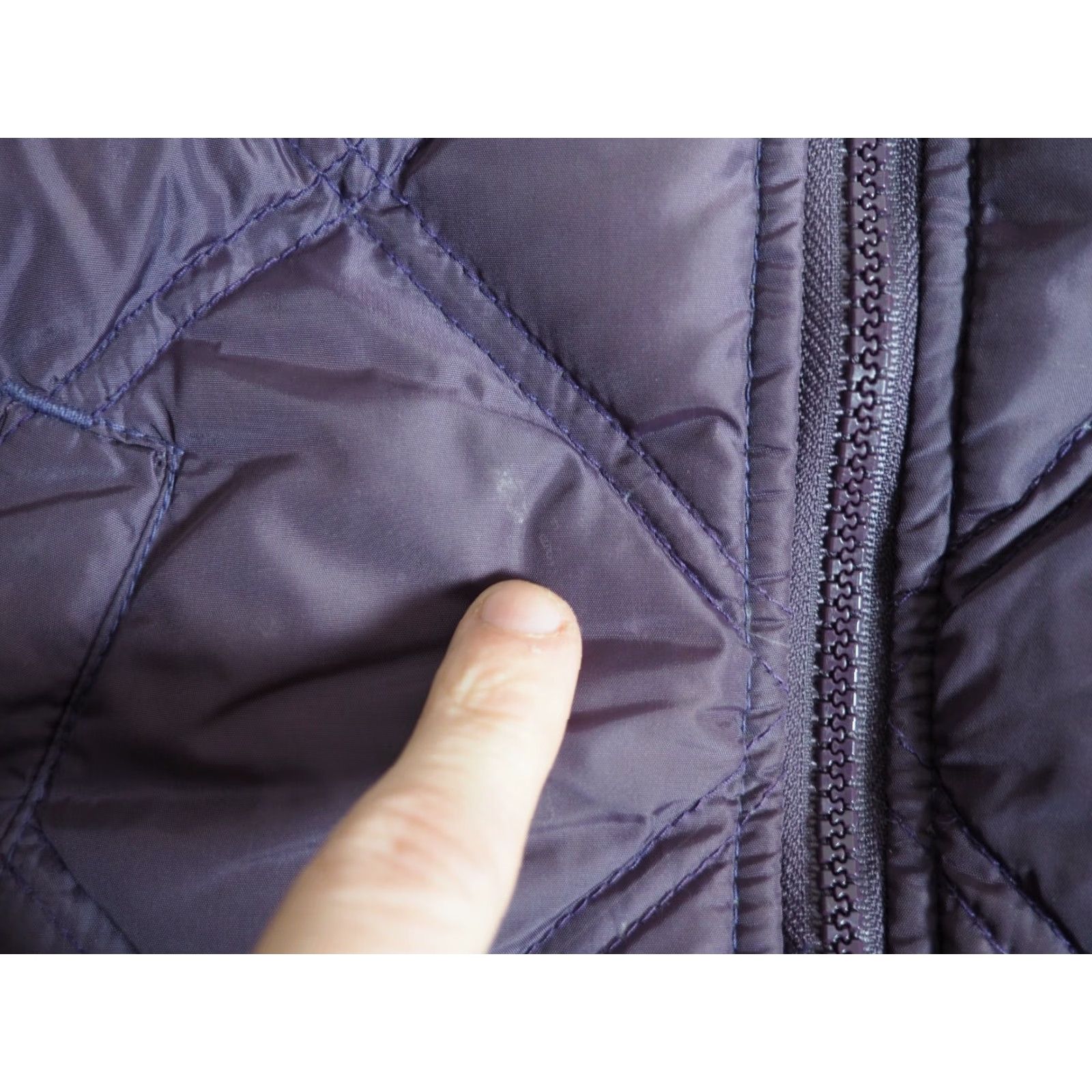 Eddie Bauer VINTAGE Eddie Bauer Vest Puffer Jacket Sleeveless Down Quilted Zip Purple Womens S Size S / US 4 / IT 40 - 7 Thumbnail