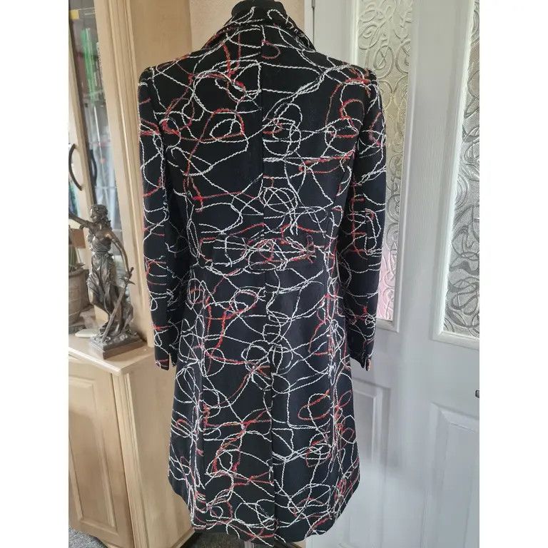 Other Wool coat with an original pattern, Prêt-à-porter, size M Size M / US 6-8 / IT 42-44 - 4 Thumbnail