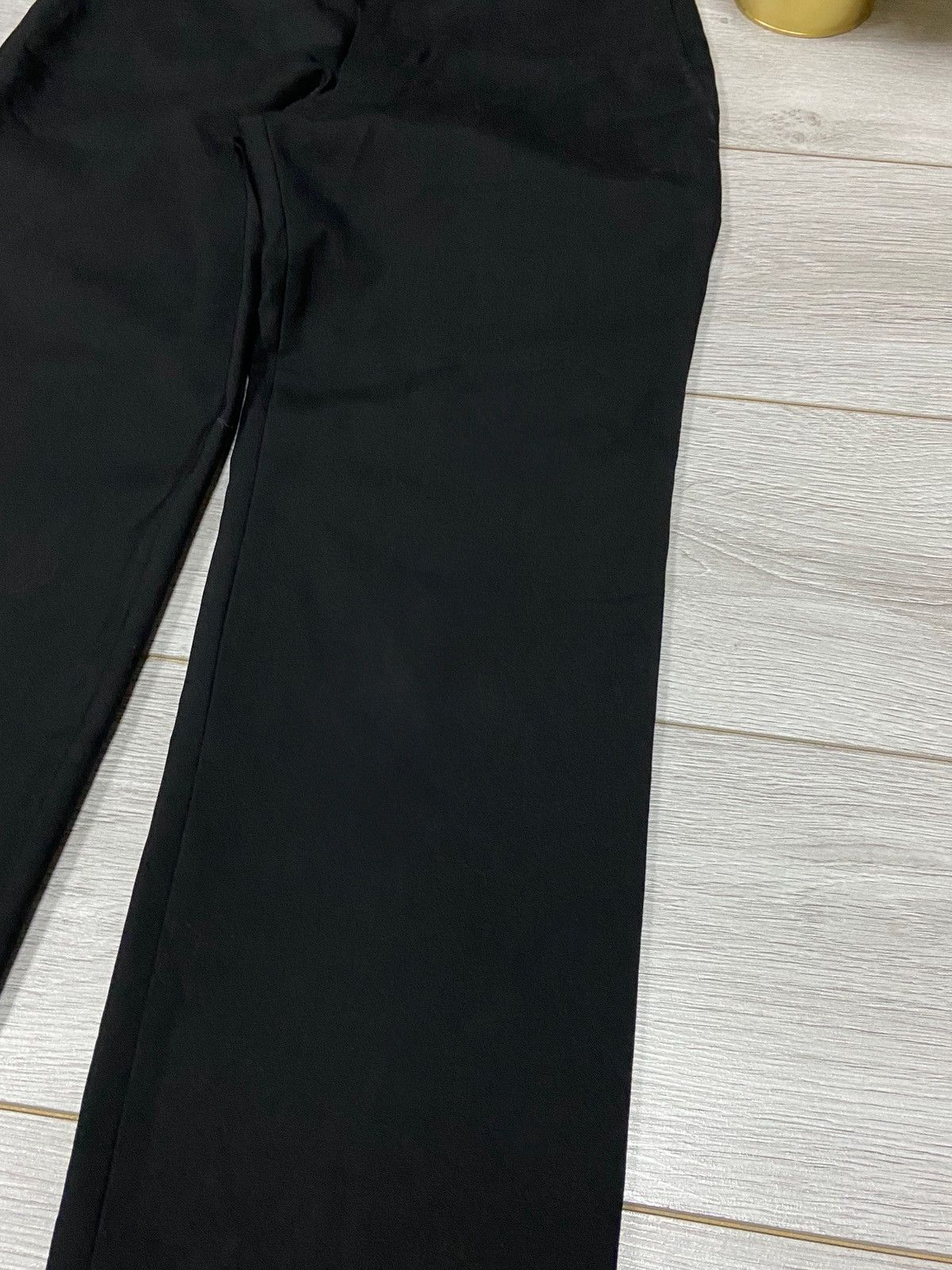 Comme des Garcons Junya Watanabe Comme des Garçons Black Wide Wool Trousers Size 28" / US 6 / IT 42 - 7 Thumbnail