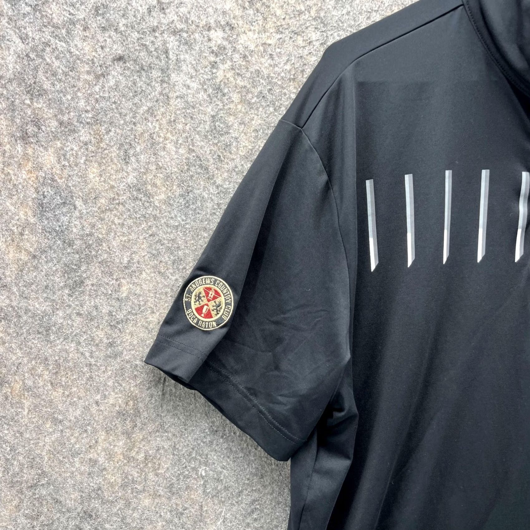 Under Armour Under Armour Polo Shirt Men Large Adult Black St Andrew Country Club Patch Shirt Size US L / EU 52-54 / 3 - 3 Thumbnail
