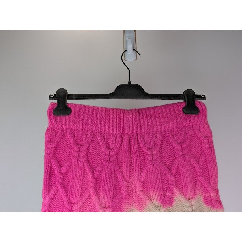 The Elder Statesman o1rshd1 Dip Dye Chunky Knitwear Shorts in Ivory/ Gecko/ Pink Size US 34 / EU 50 - 10 Thumbnail