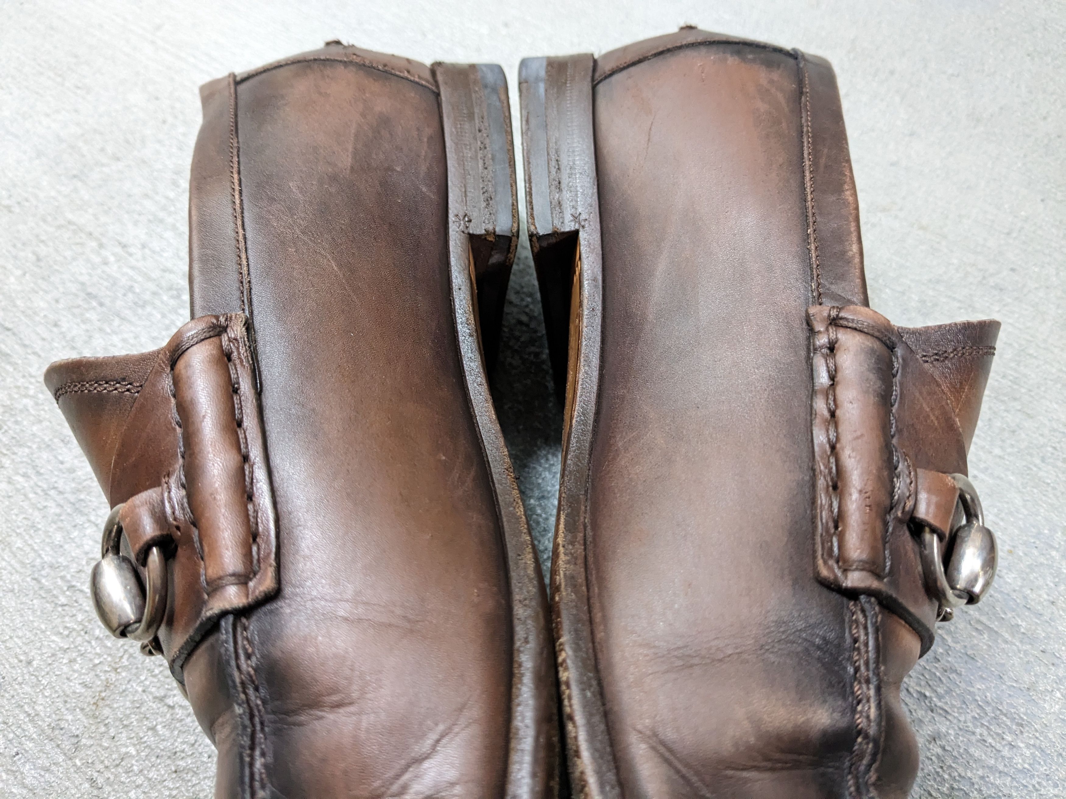 Gucci × Vintage Gucci Horsebit Loafers Brown Leather 8.5 Italy Slip On Size US 8.5 / EU 41-42 - 12 Thumbnail