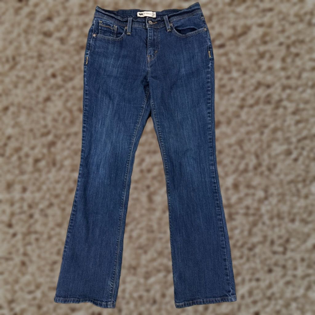 Levi's Levis Jeans Womens 8 Blue Denim Bootcut 515 Cotton Wash Mid Rise 30x30 Pants Size 30" / US 8 / IT 44 - 1 Thumbnail