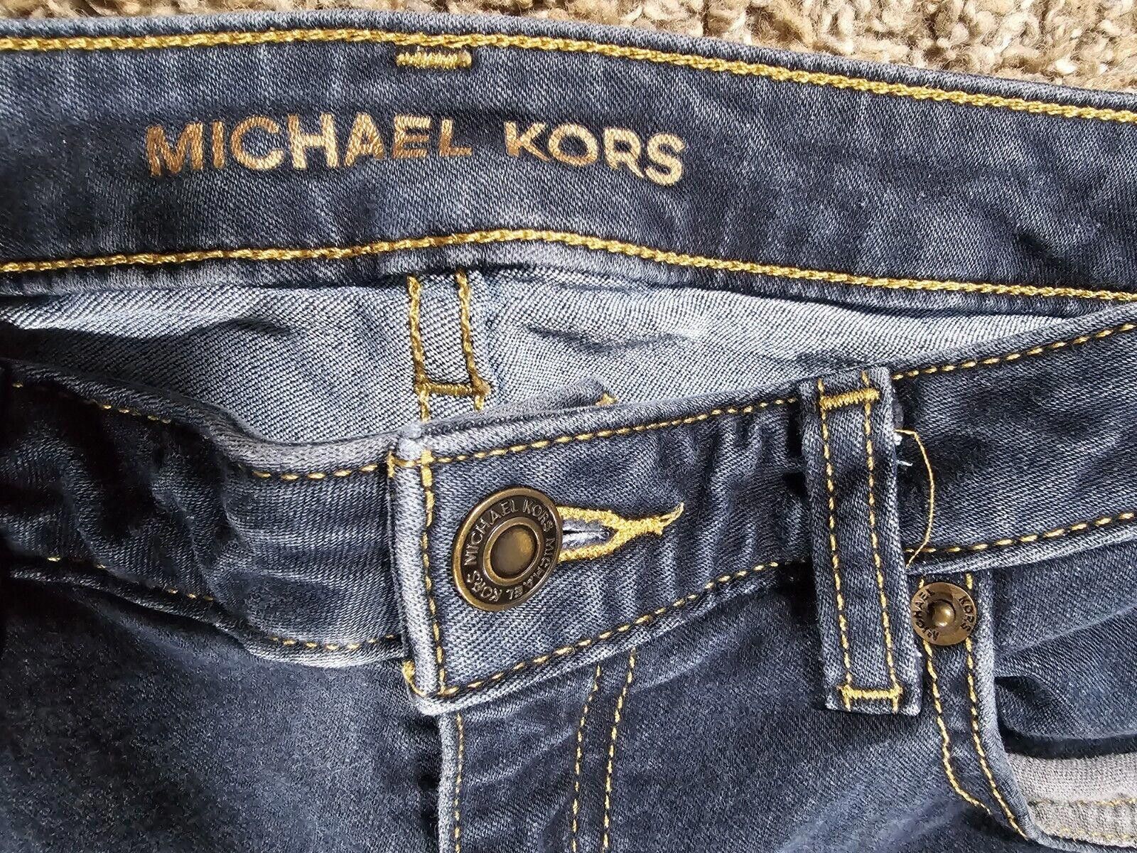 Michael Kors Michael Kors Womens Izzy Cropped Skinny Fit Jeans Size 8 Size 30" / US 8 / IT 44 - 2 Thumbnail