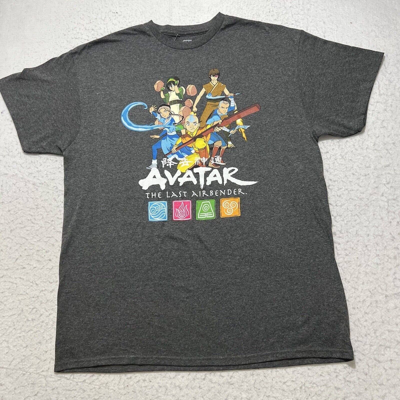 Nickelodeon Avatar Last Airbender Xl Aang Toph Katara Zuko Graphic Tee Grailed 1322