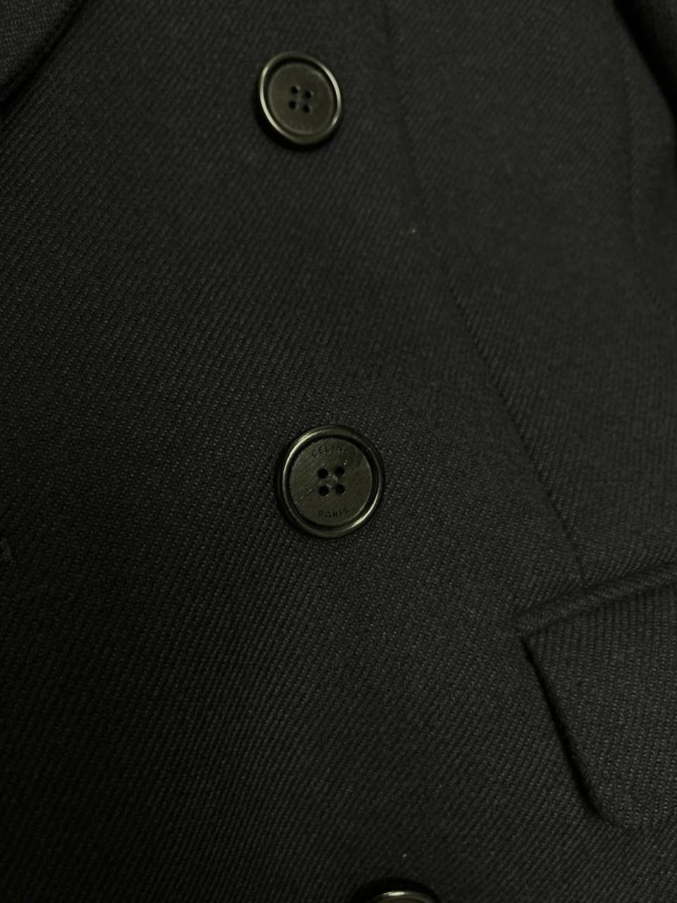 Celine CELINE Slim-Fit Double-Breasted Wool Coat Size M / US 6-8 / IT 42-44 - 3 Thumbnail