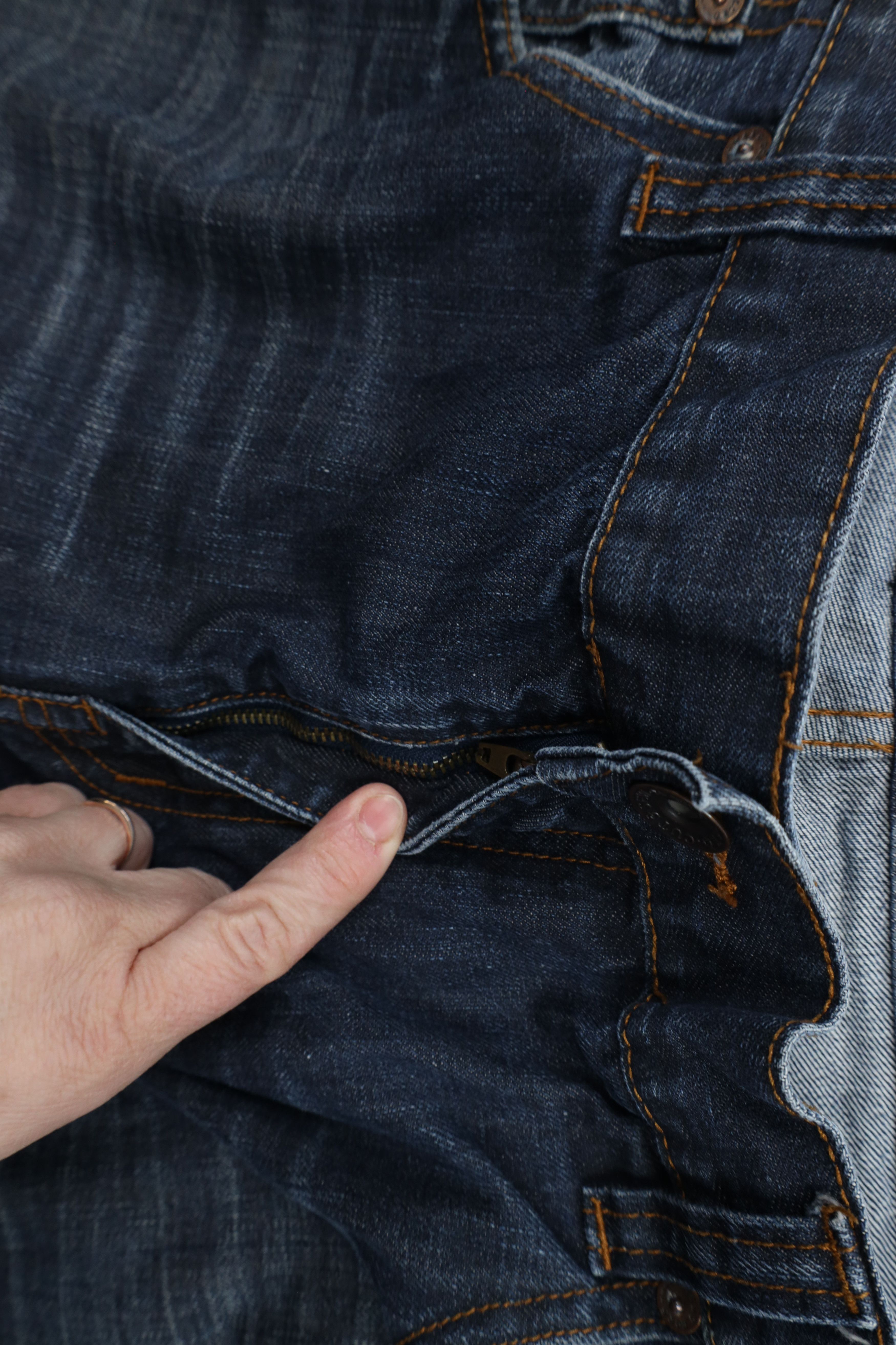 Marc Ecko × Vintage Vintage Y2K Mark Ecko Baggy Fit Wide Leg Denim Jeans Blue Size US 40 / EU 56 - 8 Thumbnail