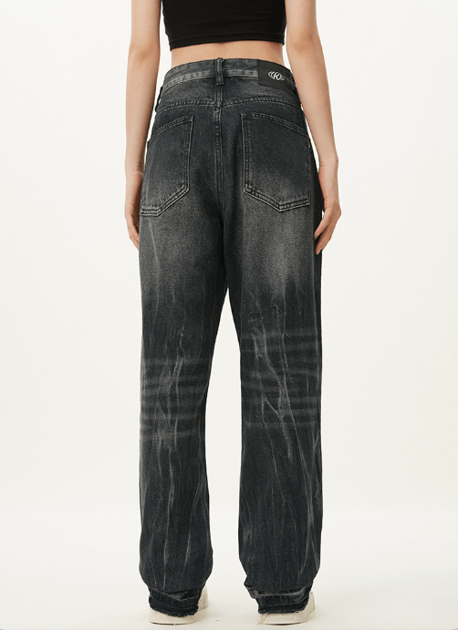 Japanese Brand × Jean American wide-leg loose cleanfit retro casual jeans Size US 32 / EU 48 - 2 Thumbnail