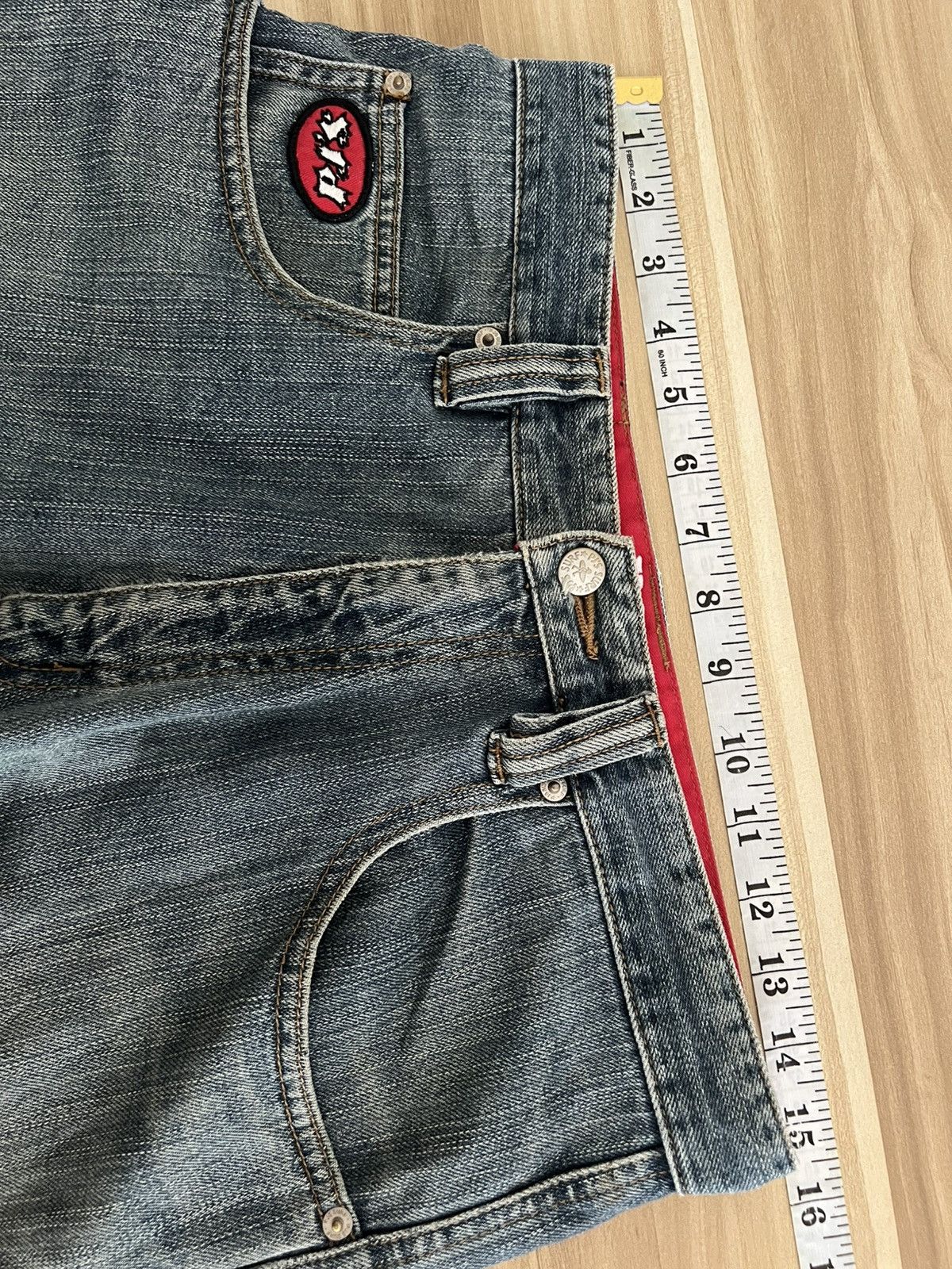 JNCO Vintage PJ’S SURF cargo Baggy Denim Size US 31 - 9 Thumbnail