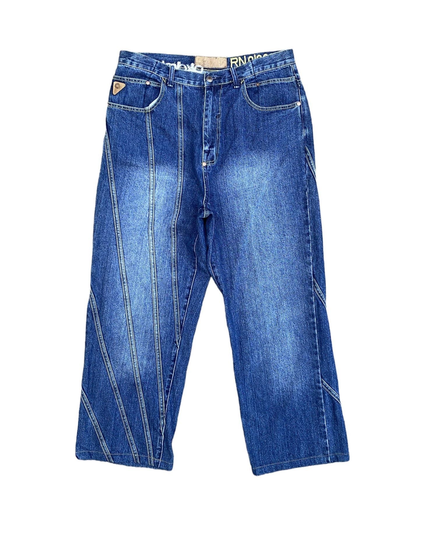 Akademiks Akademiks WIDE BAGGY denim JNCO style W34 inch Size US 34 / EU 50 - 1 Thumbnail
