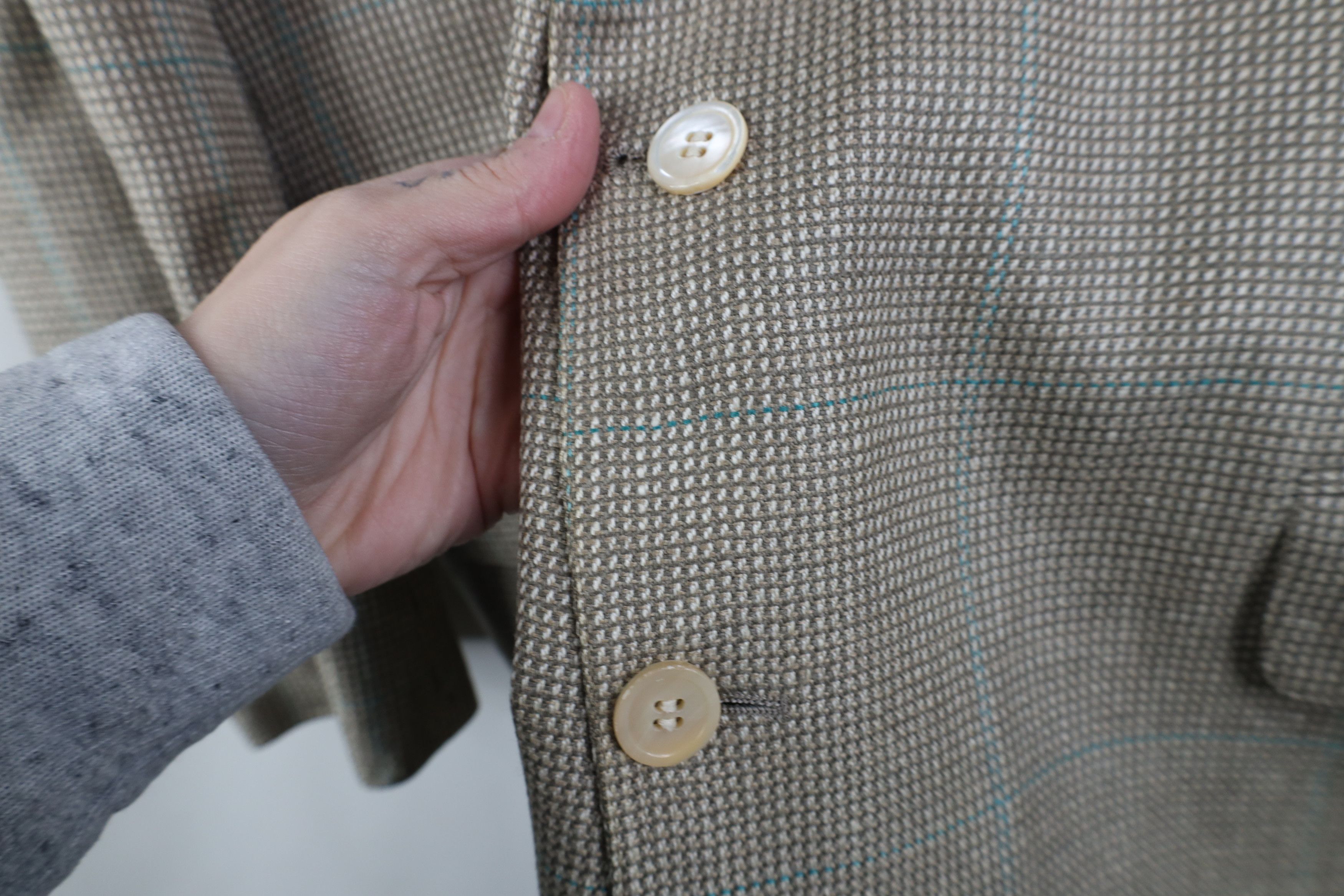 Vintage Vintage 90s Streetwear 2 Button Suit Coat Blazer Jacket USA Size US XXL / EU 58 / 5 - 5 Thumbnail