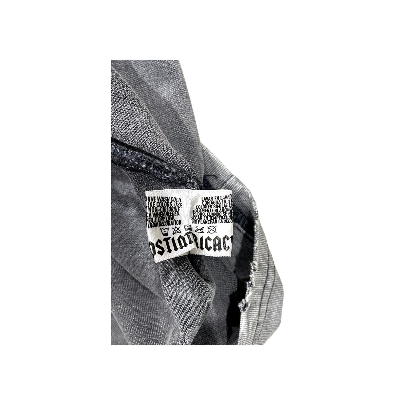 LOST INTRICACY Lost Intricacy "Outline Studded" Grey Tee Size US XL / EU 56 / 4 - 5 Thumbnail