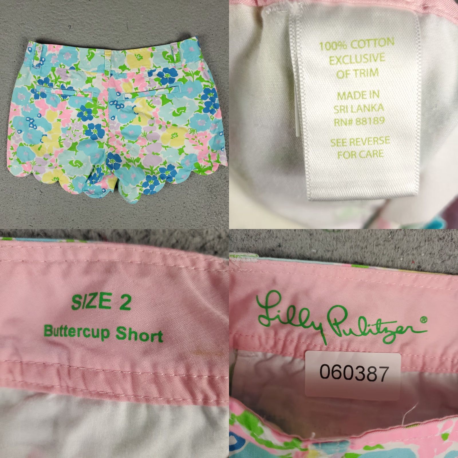 Lilly Pulitzer Lilly Pulitzer Chino Shorts Womens Size 2 Pink Floral Flat Front Size 26" / US 2 / IT 38 - 8 Thumbnail