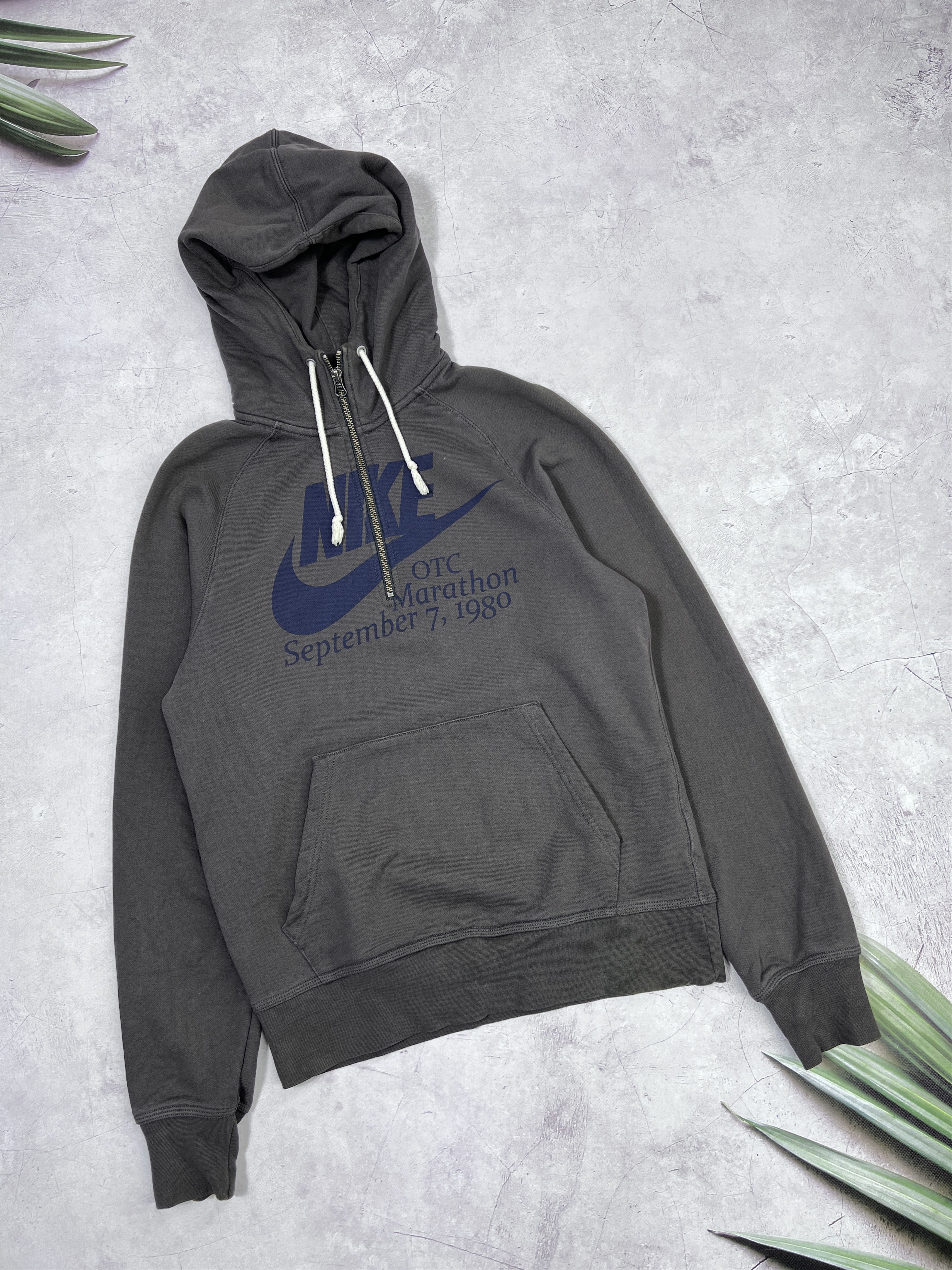 Nike × Vintage Y2K Nike Hoodie OTC Marthon 1980 Re-Edition Size US S / EU 44-46 / 1 - 1 Thumbnail