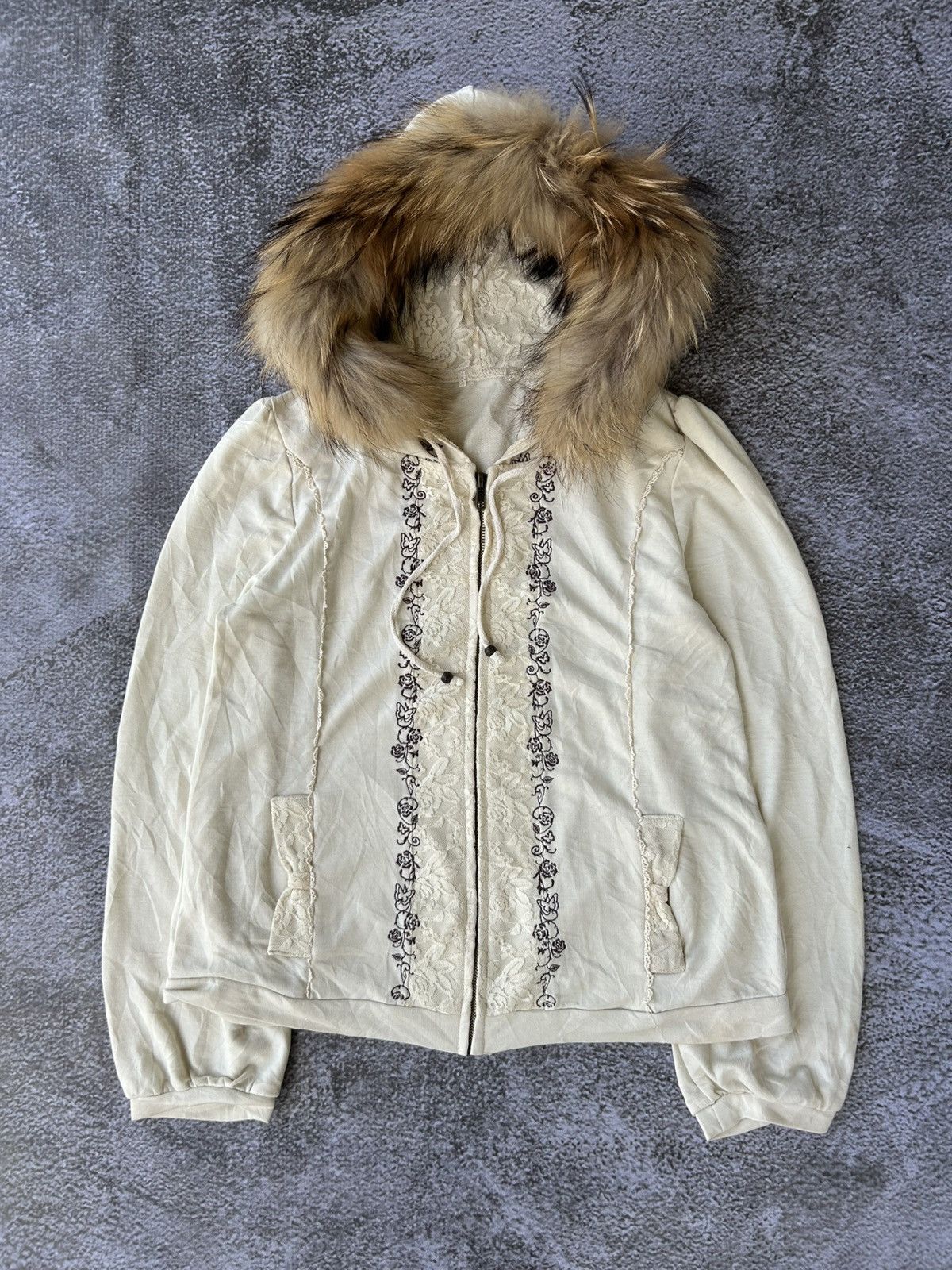 Japanese Brand Unknow fur hoodie japanese brand Size US M / EU 48-50 / 2 - 1 Thumbnail