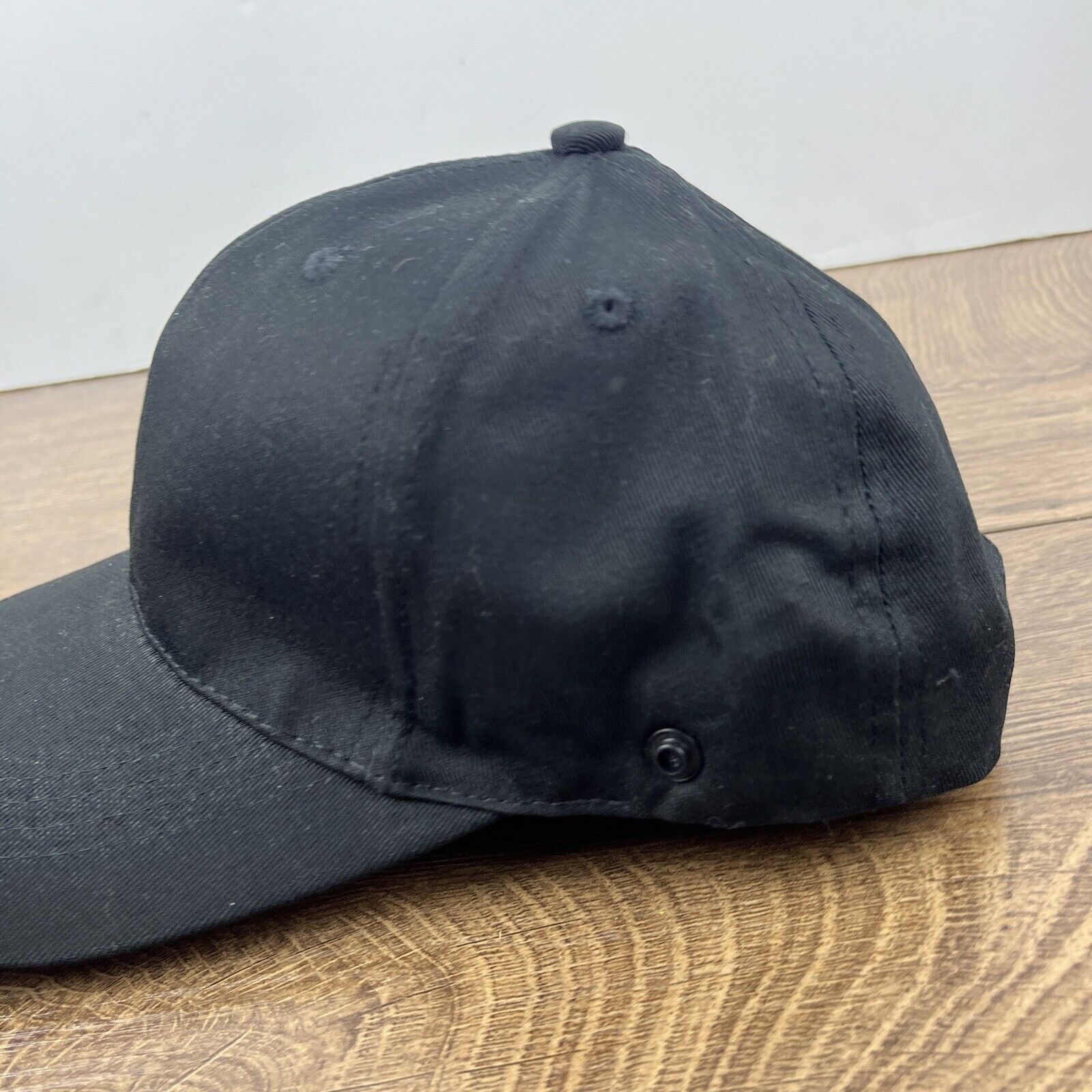 Other Plain Black Baseball Hat Blank Black Hat Adjustable Adult Si Size ONE SIZE - 7 Thumbnail