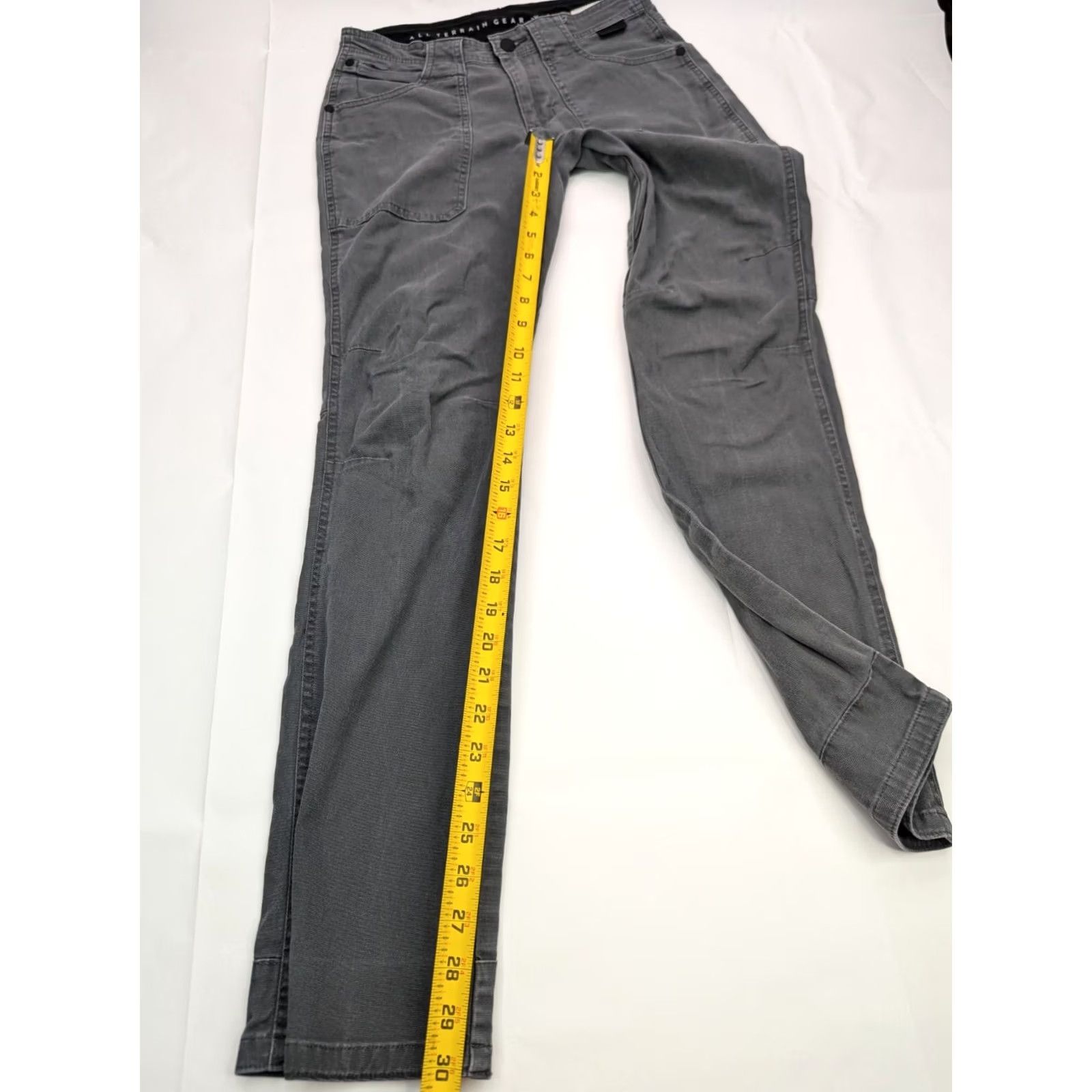 Wrangler Wrangler All Terrain Gear Hiking Pants Women 4 Gray Nylon Spandex Cotton 27x30 Regular Straight Pants Women 4 Size 27" / US 4 / IT 40 - 3 Thumbnail