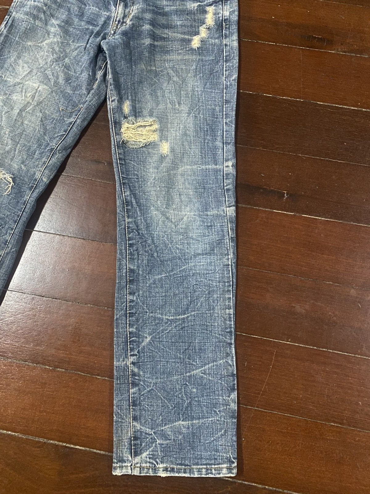 If Six Was Nine Rare design BACK RUSH style studded metal PUNK distressed Size US 34 / EU 50 - 4 Thumbnail