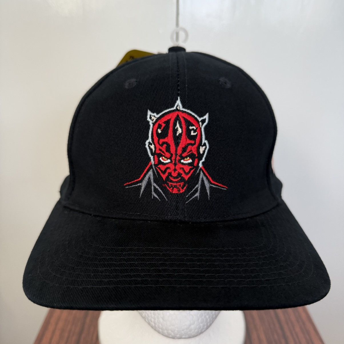 Star Wars DARTH MAUL STAR WARS EPISODE ONE PHANTOM MENACE CAP HAT 90S Size ONE SIZE - 2 Thumbnail
