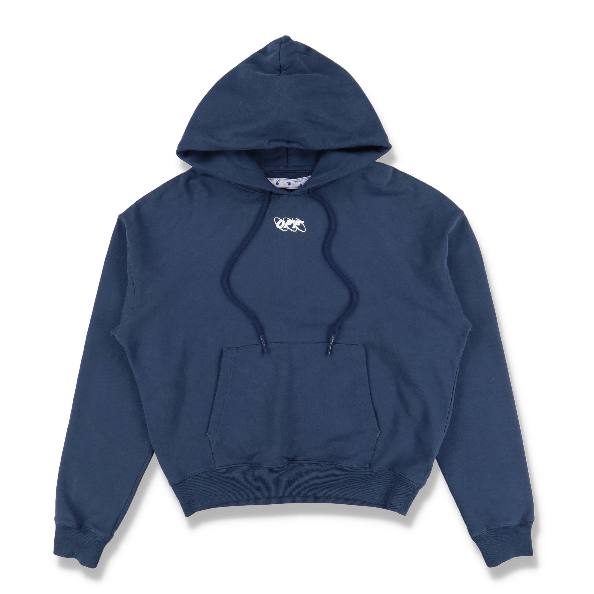 Off-White Blue Mirko First Logo Oversized Hoodie Size US M / EU 48-50 / 2 - 5 Thumbnail