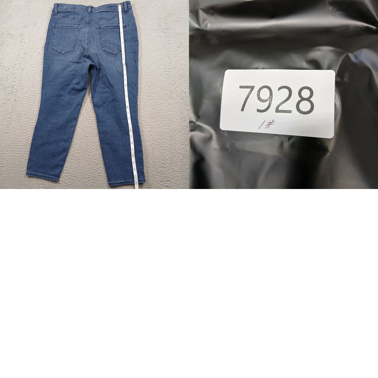 Talbots Talbots Sofia Wash Crop Denim Jegging Jeans 12P Petite Stretch Women EUC Size 34" / US 12 / IT 48 - 9 Thumbnail