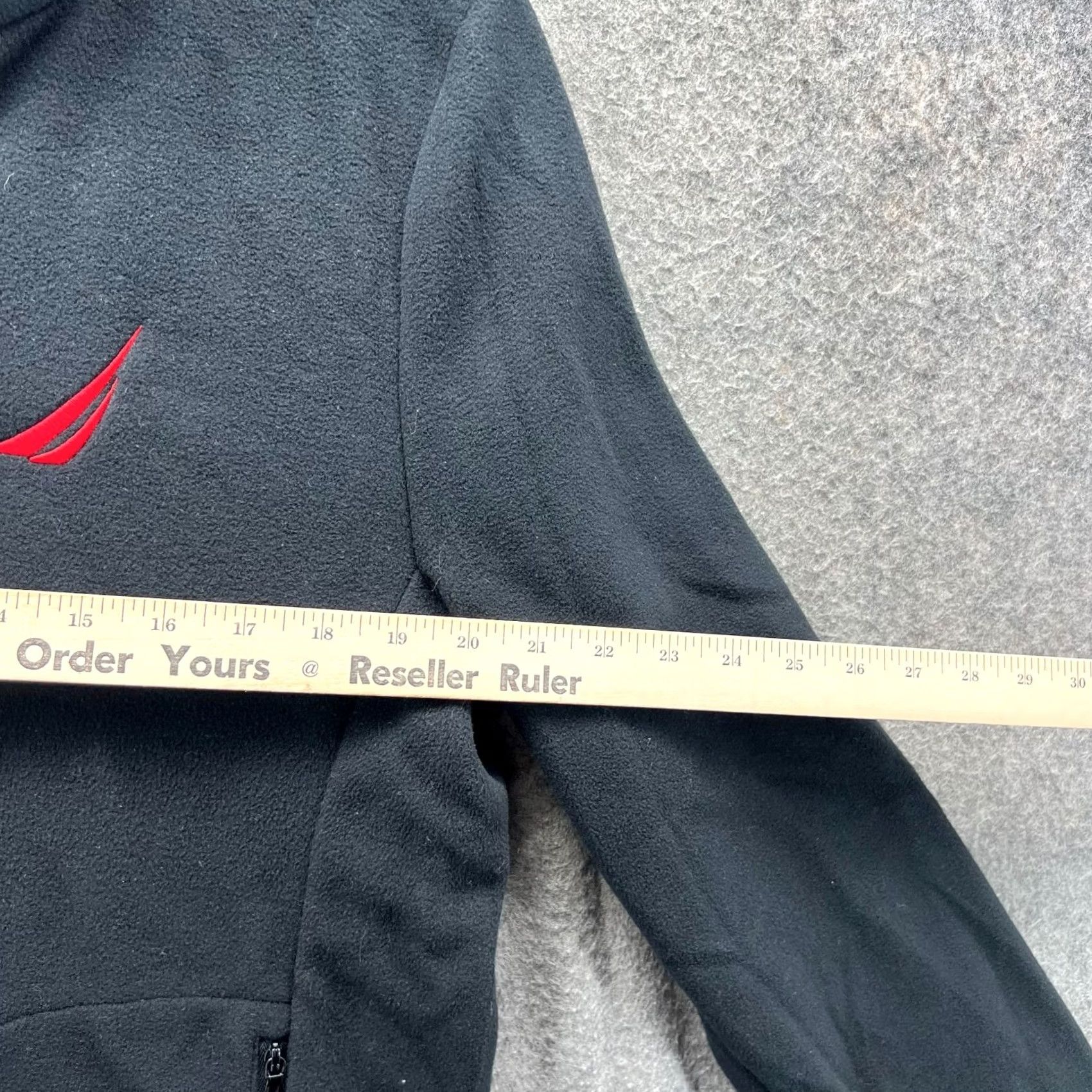Nautica Nautica Jacket XL Black Full Zip Lined Fleece Sherpa Collar Windbreaker Mens Regular Size US XL / EU 56 / 4 - 3 Thumbnail