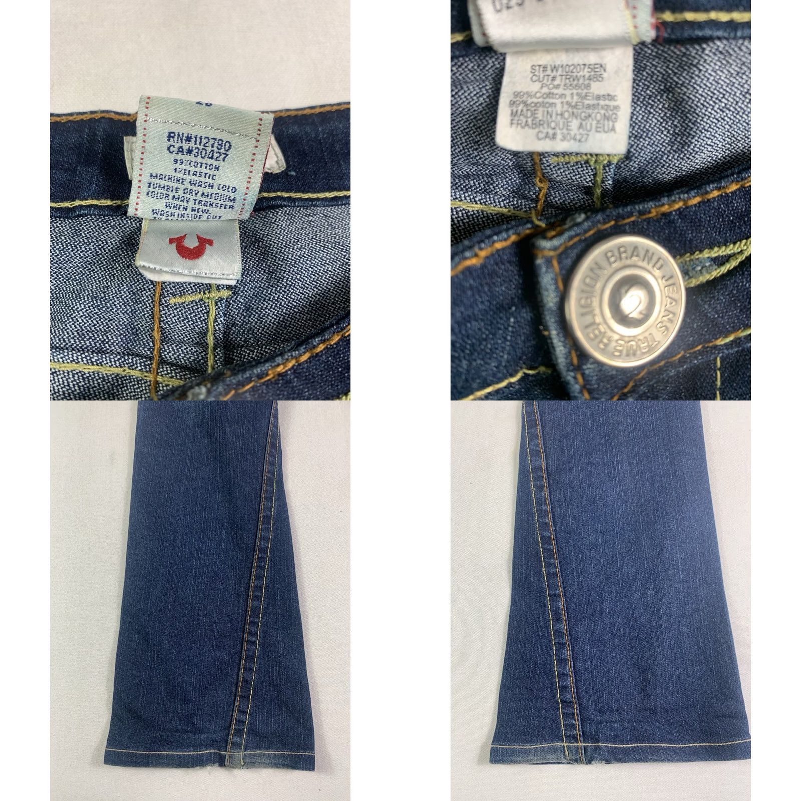 True Religion VINTAGE False? True Religion Becky Jeans 26 Blue Womens Jeans Flared 30x30 Size 26" / US 2 / IT 38 - 8 Thumbnail