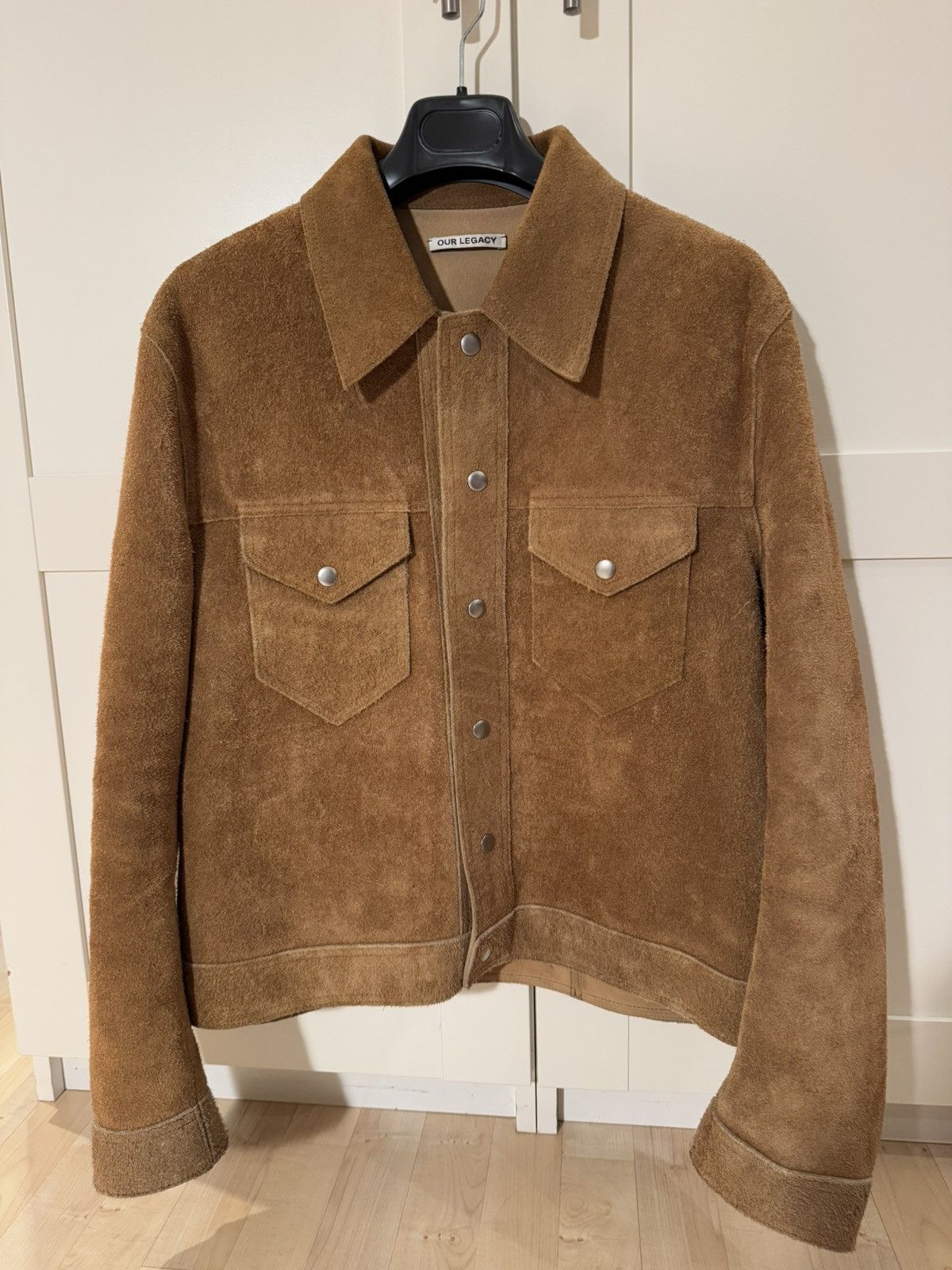 Our Legacy RARE GRAIL Our Legacy Suede Trucker Jacket Size US M / EU 48-50 / 2 - 1 Thumbnail