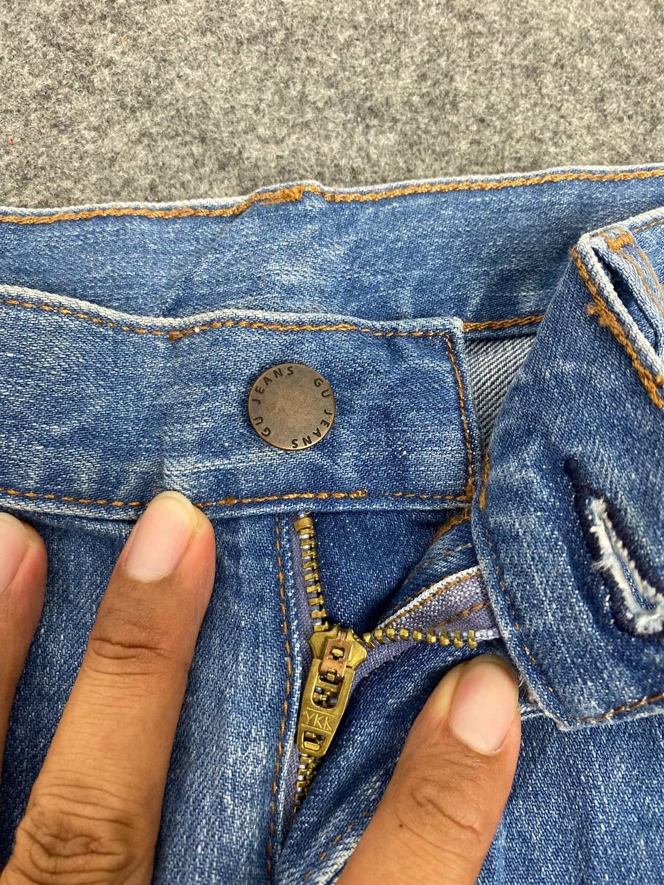 GU G.U japanese brand distressed denim nice design Size US 34 / EU 50 - 9 Thumbnail
