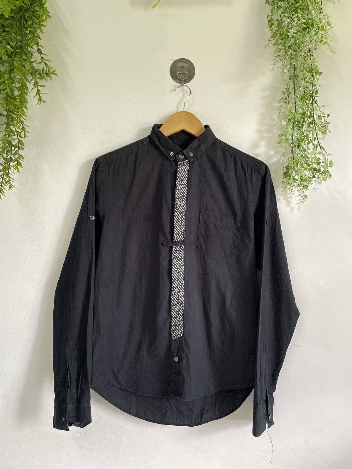 Designer × If Six Was Nine × Japanese Brand Ppfm Punk Button Shirt BlackCore Size M / US 6-8 / IT 42-44 - 1 Thumbnail