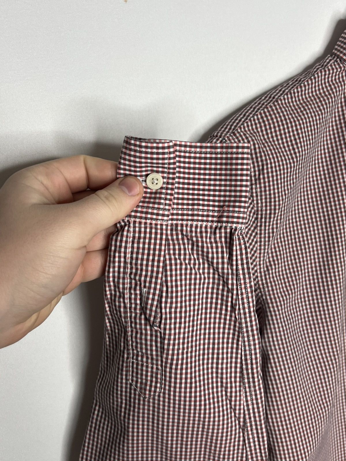 Fred Perry Fred Perry Plaid Shirt Long Sleeve Tee Based Size US S / EU 44-46 / 1 - 4 Thumbnail