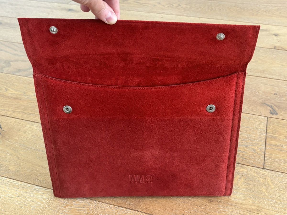 Maison Margiela Maison Margiela MM6 red sueda clutch Size ONE SIZE - 2 Thumbnail