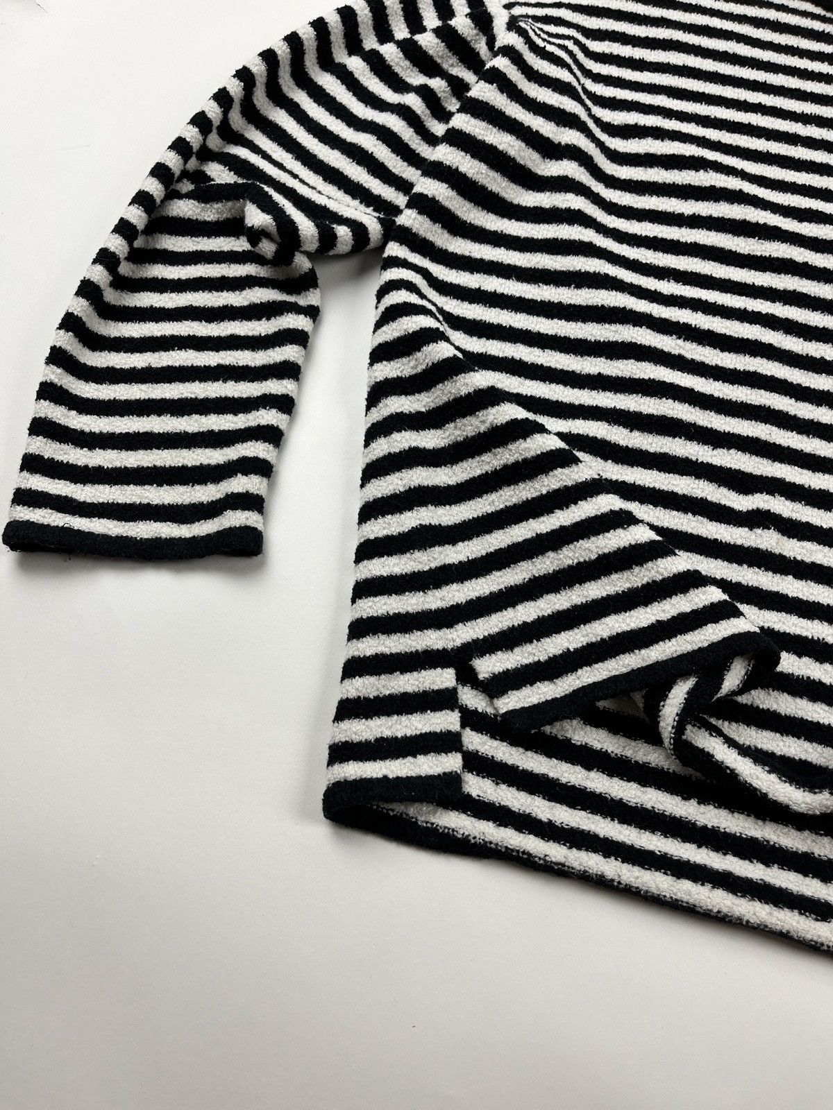 Japanese Brand Vintage🔥Y’s Yohji Yamamoto Striped Sweater/Sweatshirt Size US XL / EU 56 / 4 - 5 Thumbnail