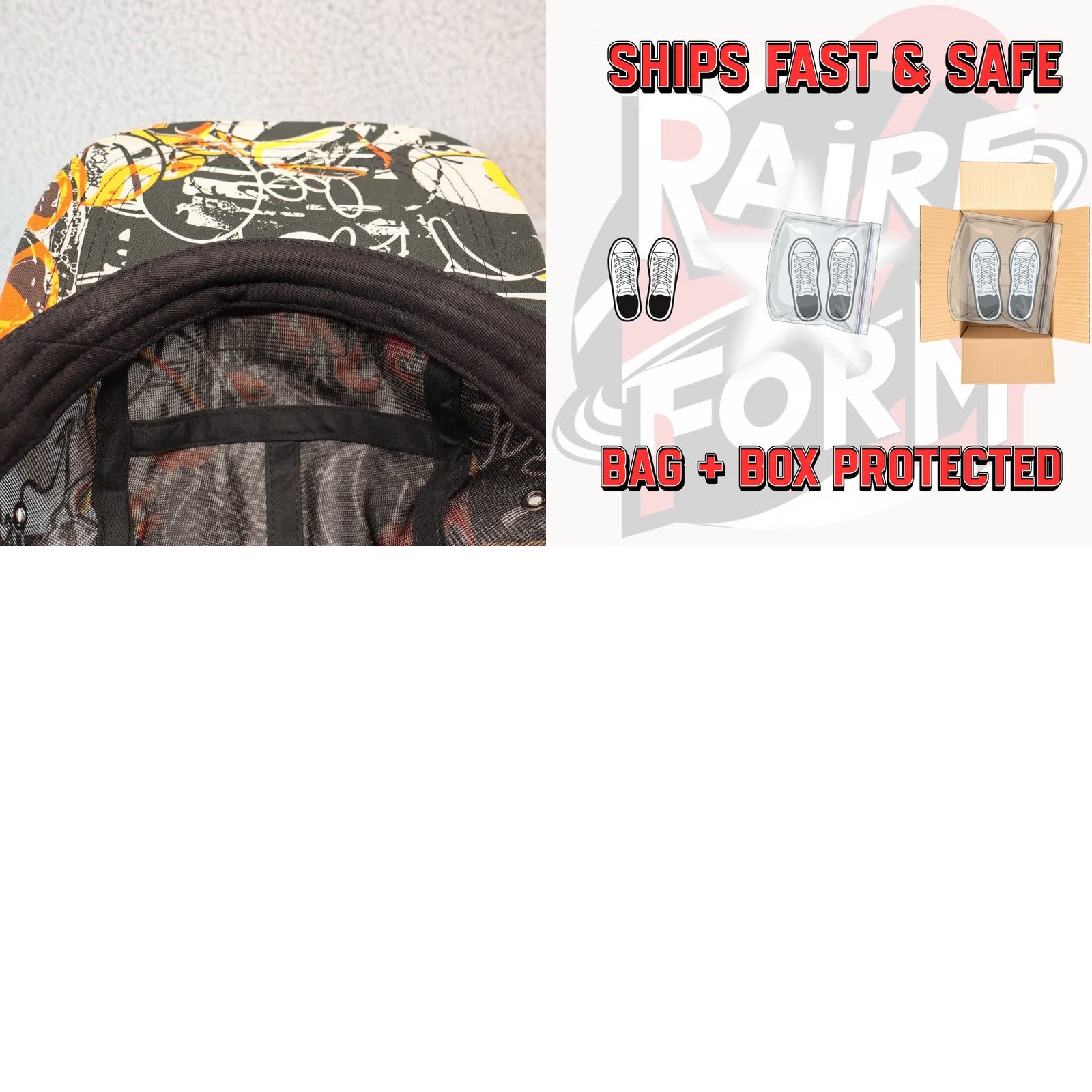 Vintage Cheetos x No Pattern Studio The Quiet Life Nylon Strapback 5 Panel Hat Size ONE SIZE - 8 Thumbnail