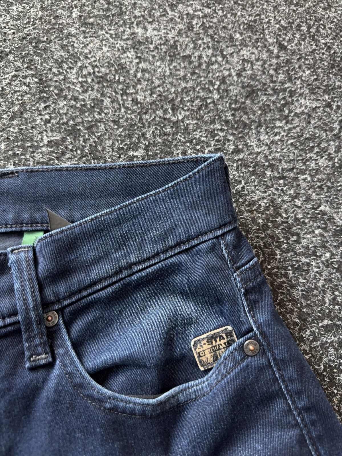 G-Star 00s Y2K G Star Revend Skinny Denim Jeans Dark Wash W28 Size US 28 / EU 44 - 8 Thumbnail