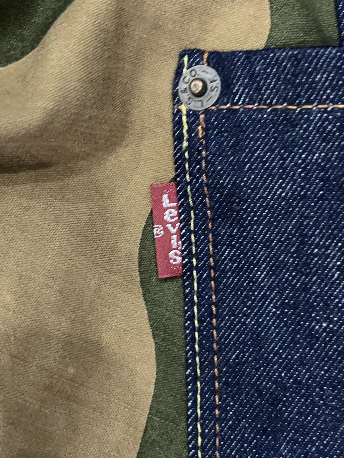 Junya Watanabe × Levi's Junya Watanabe × Levi's Camo Patchwork Denim Size US XS / EU 42 / 0 - 10 Thumbnail