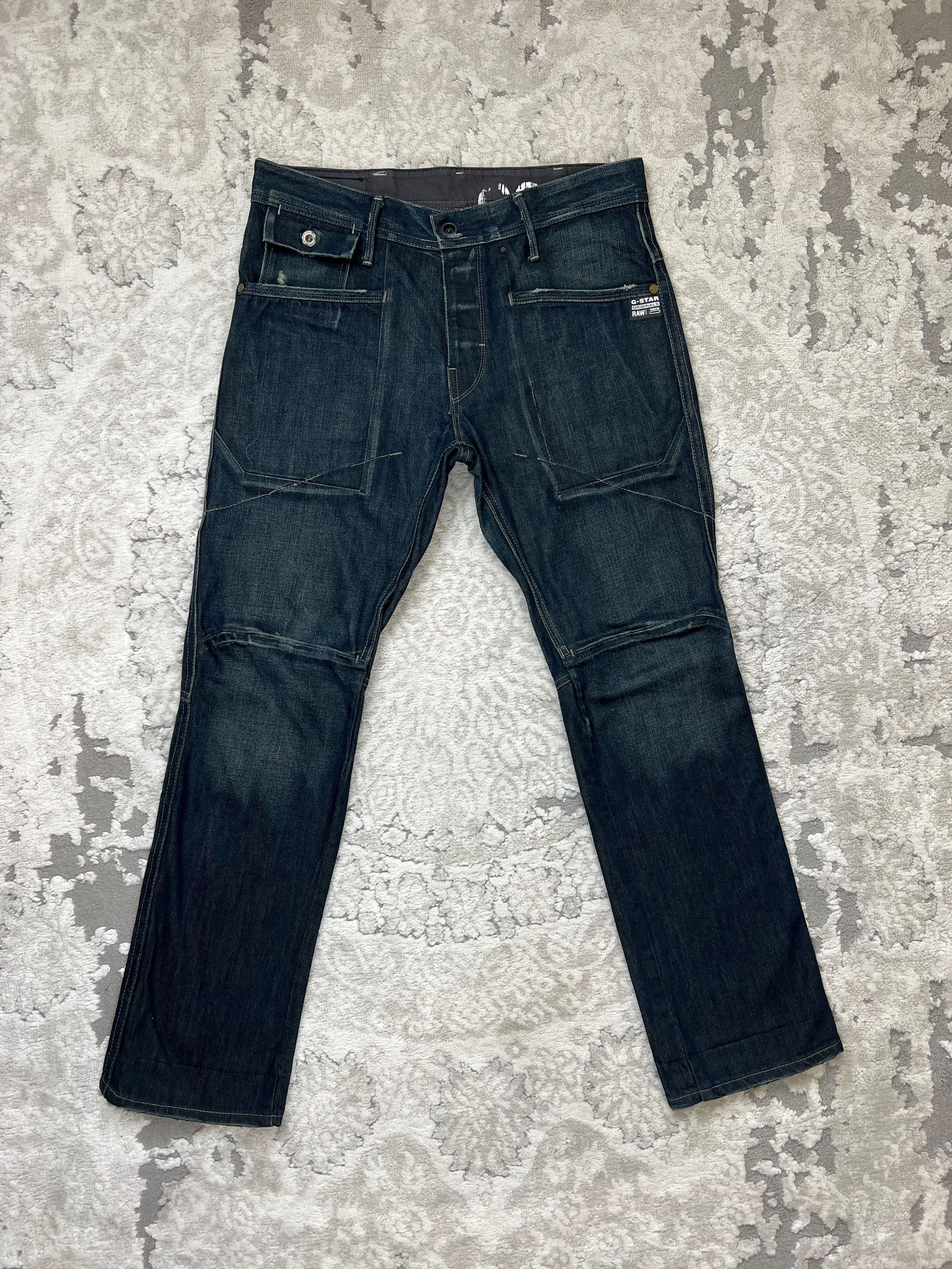 G-Star G-Star RAW Navy Jack Loose Tapered Jeans - Raw Denim 32 Size US 32 / EU 48 - 1 Thumbnail