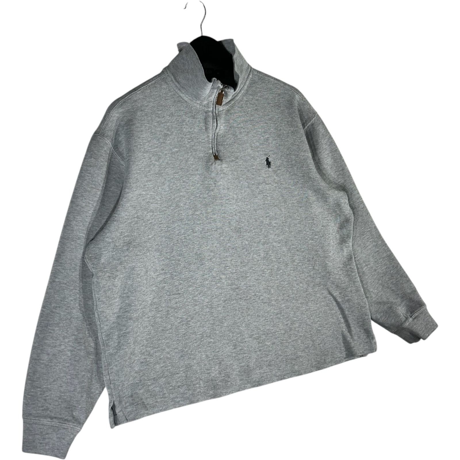 Polo Ralph Lauren Vintage Polo Ralph Lauren 1/4 Zip Sweatshirt Size US XL / EU 56 / 4 - 4 Thumbnail