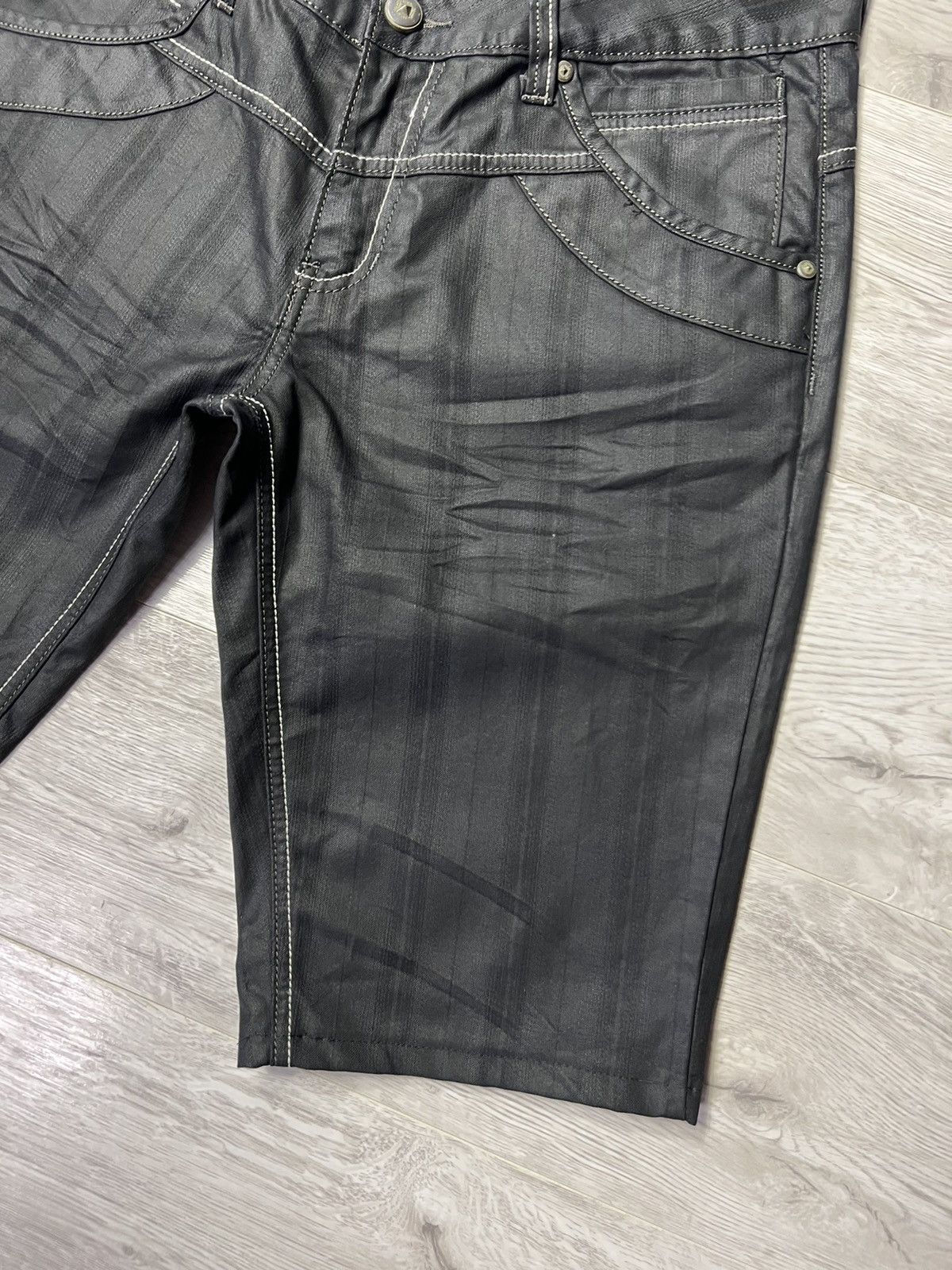 Japanese Brand × Vintage Vintage Y2K Style K&M Kosmo Lupo Japanese Denim Shorts Jean Size US 34 / EU 50 - 6 Thumbnail