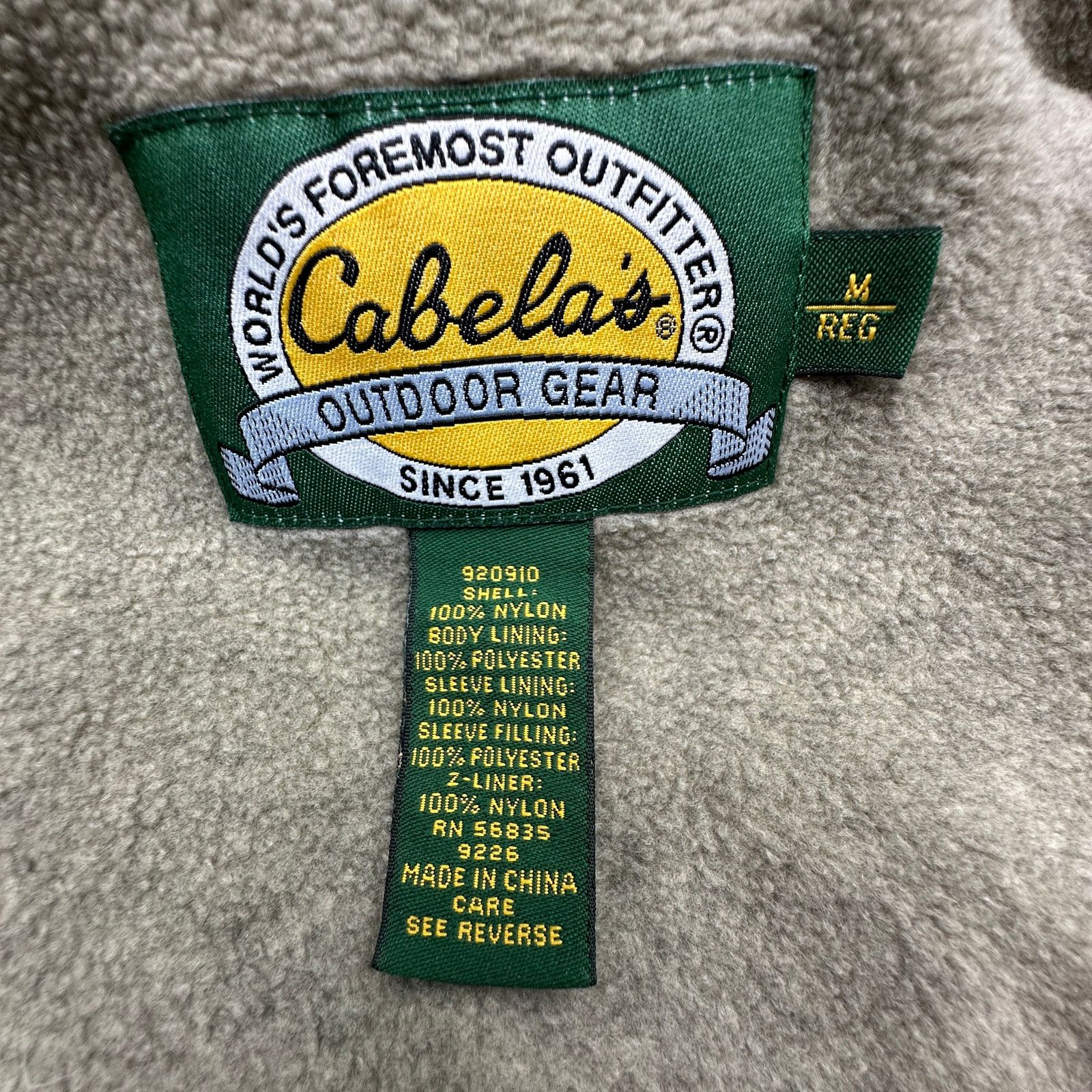 Cabelas VTG Cabelas Gore-Tex Northern Fleece Lined Jacket Medium Size US M / EU 48-50 / 2 - 3 Thumbnail