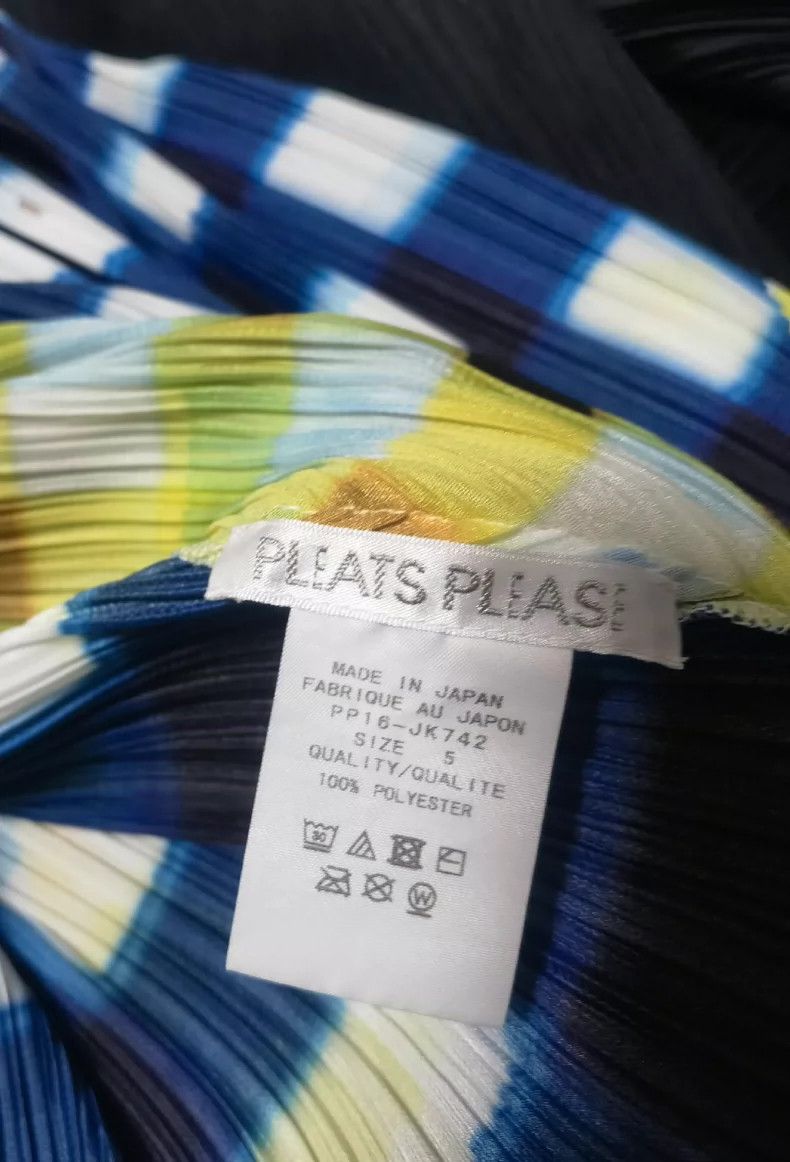 Pleats Please Issey Miyake Issey Miyake size:5 Yellow and blue watermelon striped ves Size S / US 4 / IT 40 - 3 Thumbnail