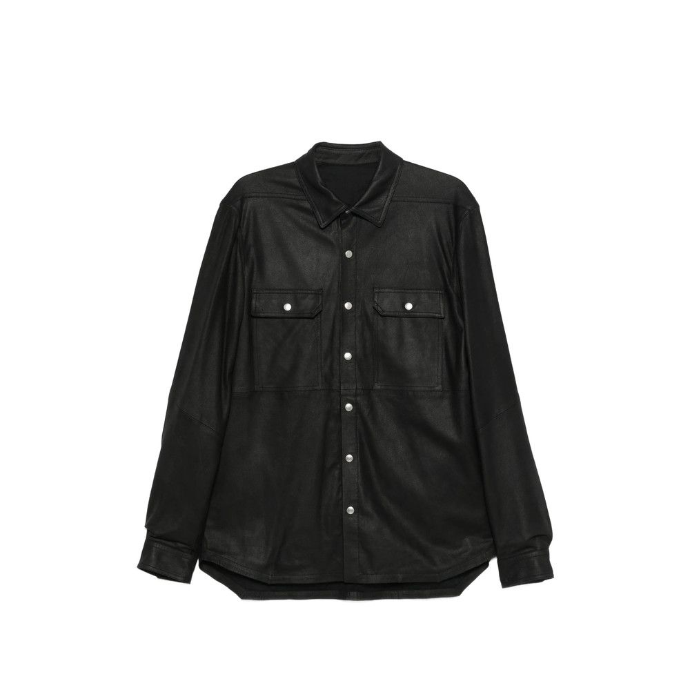 Rick Owens Rick Owens BLACK Jackets - Shirt Jackets Size US XL / EU 56 / 4 - 1 Thumbnail