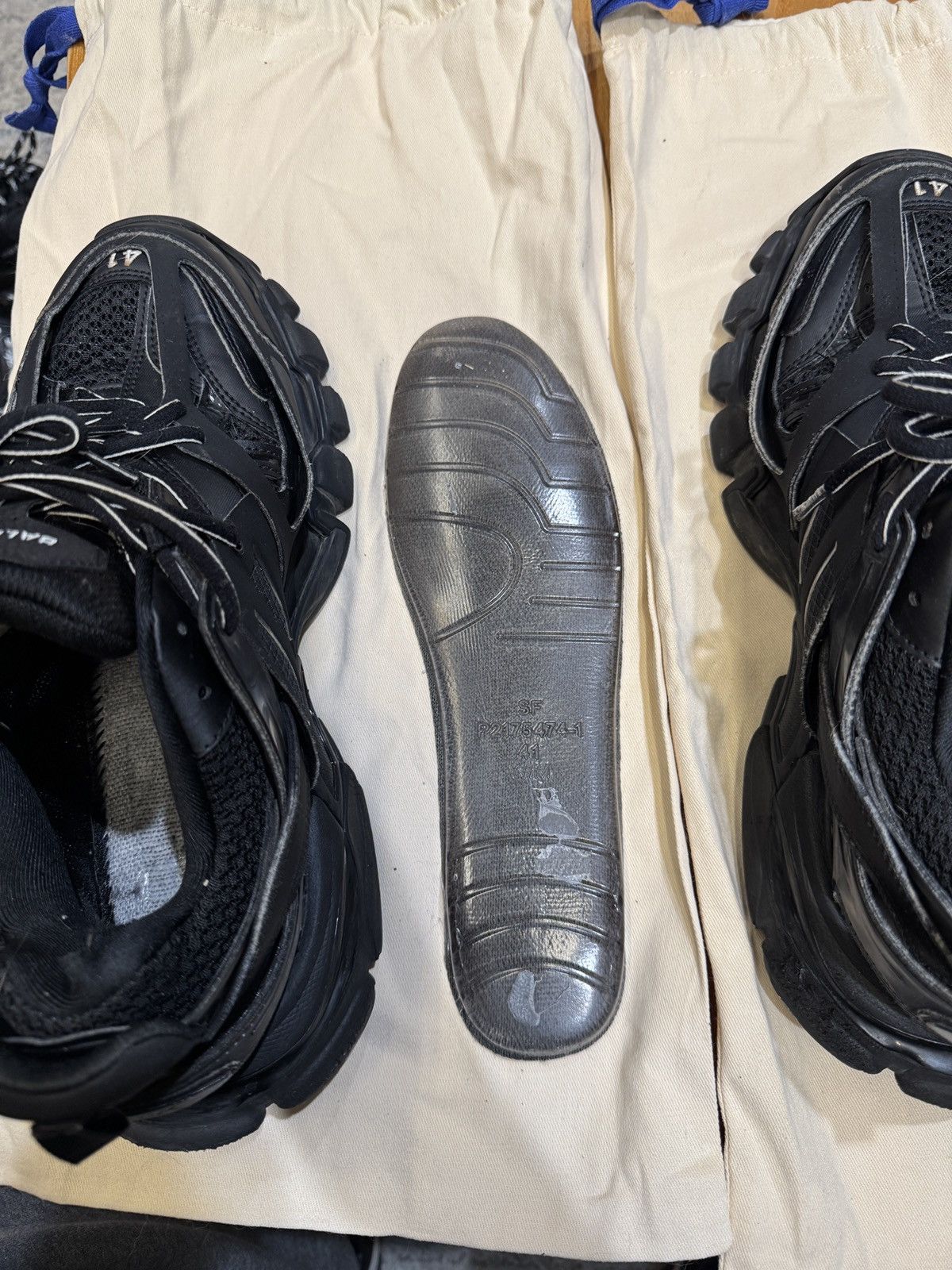 Balenciaga Black Balenciaga Tracks Size 41 Size US 8 / EU 41 - 9 Thumbnail