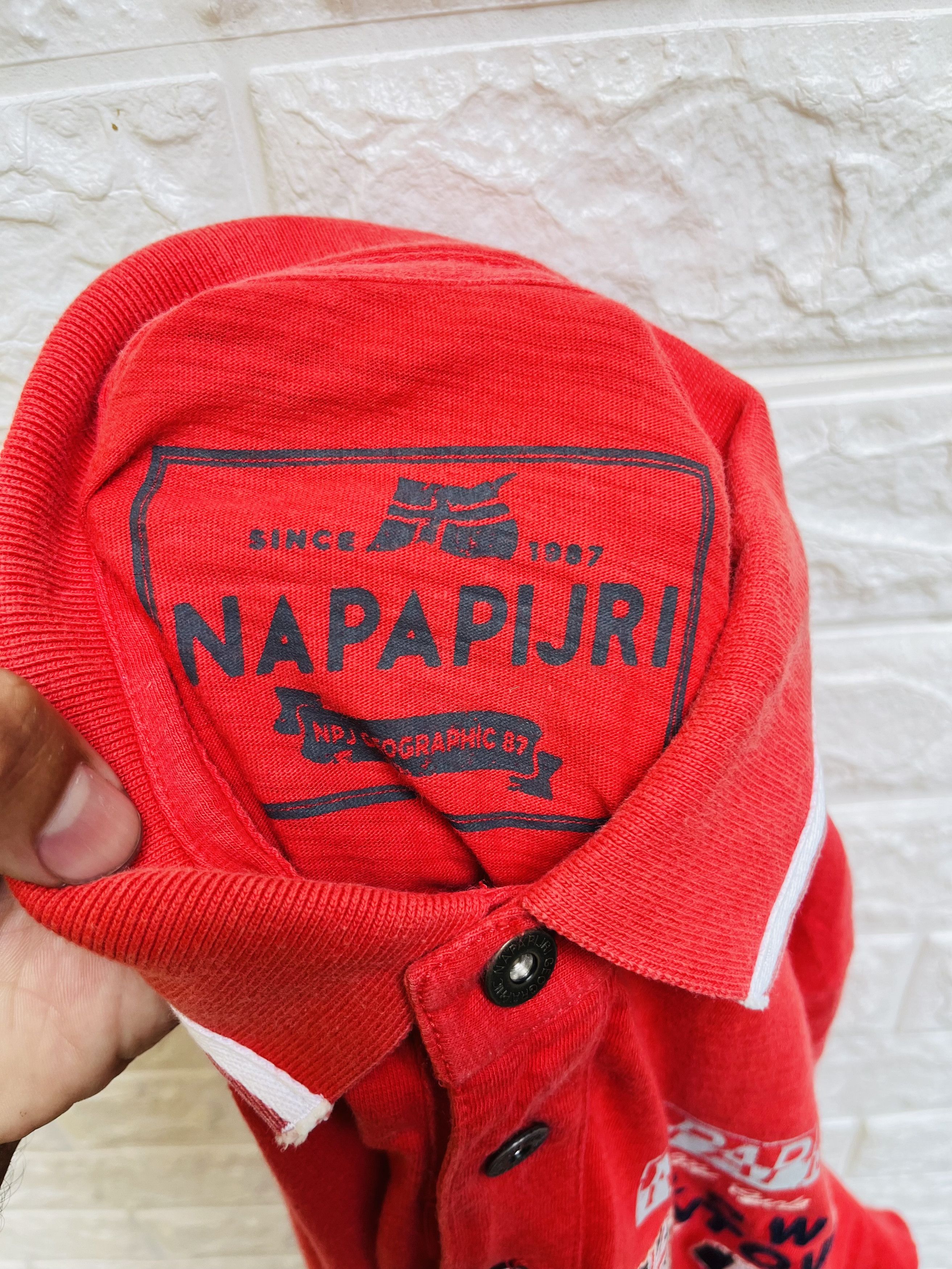 Napapijri × Vintage Vintage Napapijri Slow Down Town Designer Fashion Style Size US M / EU 48-50 / 2 - 8 Thumbnail