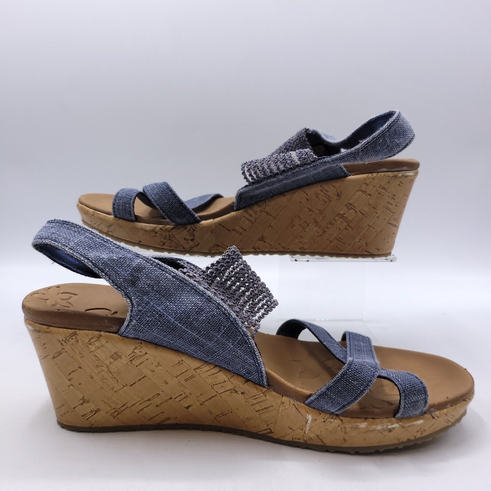 SKECHERS Skechers Beverlee High Tea Wedge Sandal Womens Size 7 31723 Size US 7 / IT 37 - 6 Thumbnail