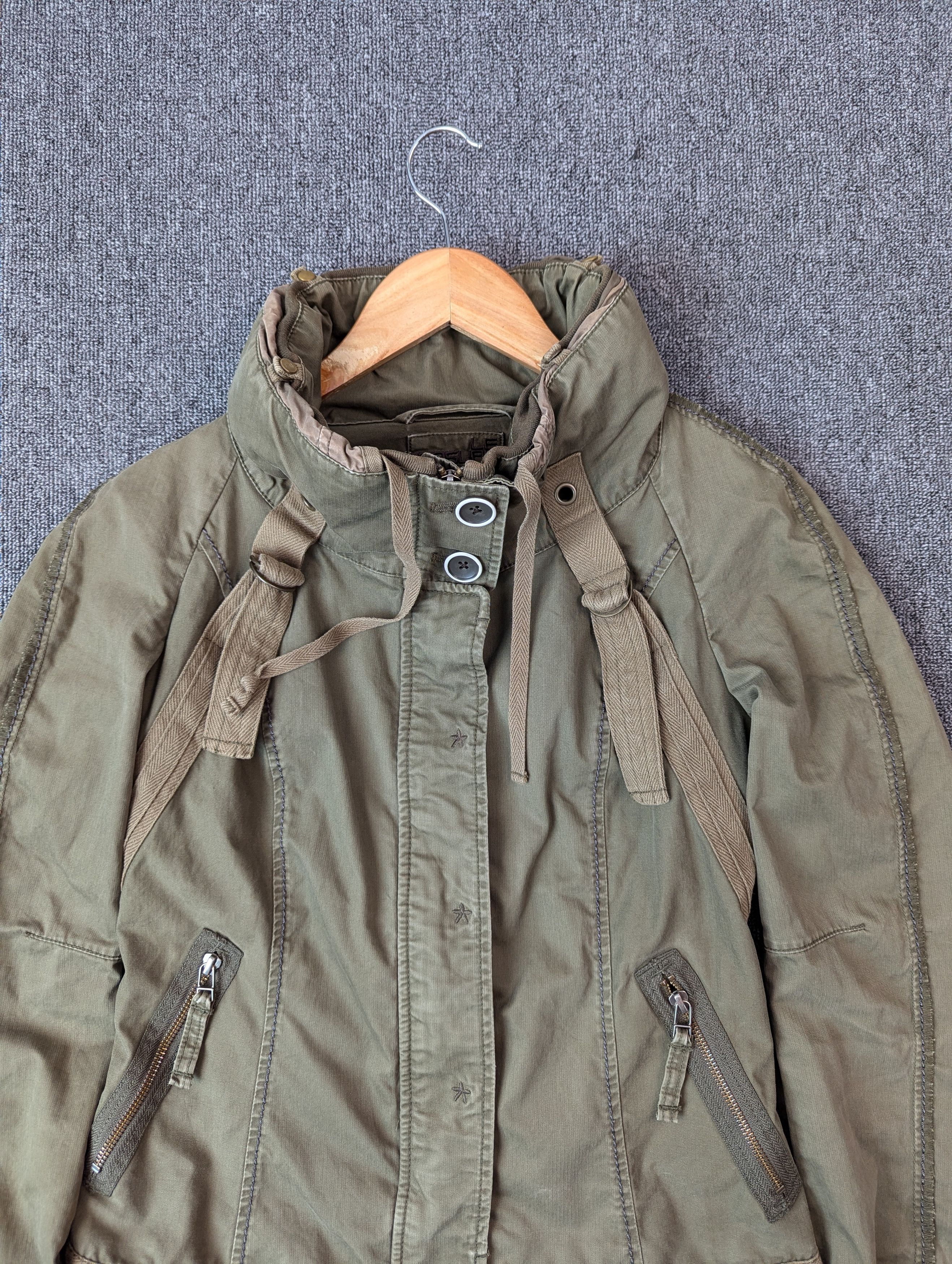 Marithe + Francois Girbaud Marithe Francois Girbaud Tactical Military Hooded Jacket Size M / US 6-8 / IT 42-44 - 6 Thumbnail