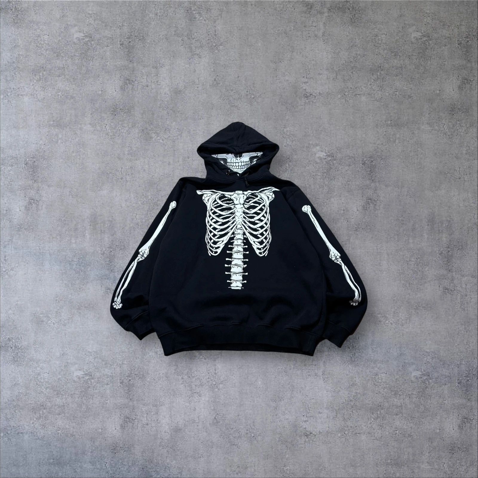 Japanese Brand Skeleton Print Hoodie Size US L / EU 52-54 / 3 - 1 Thumbnail