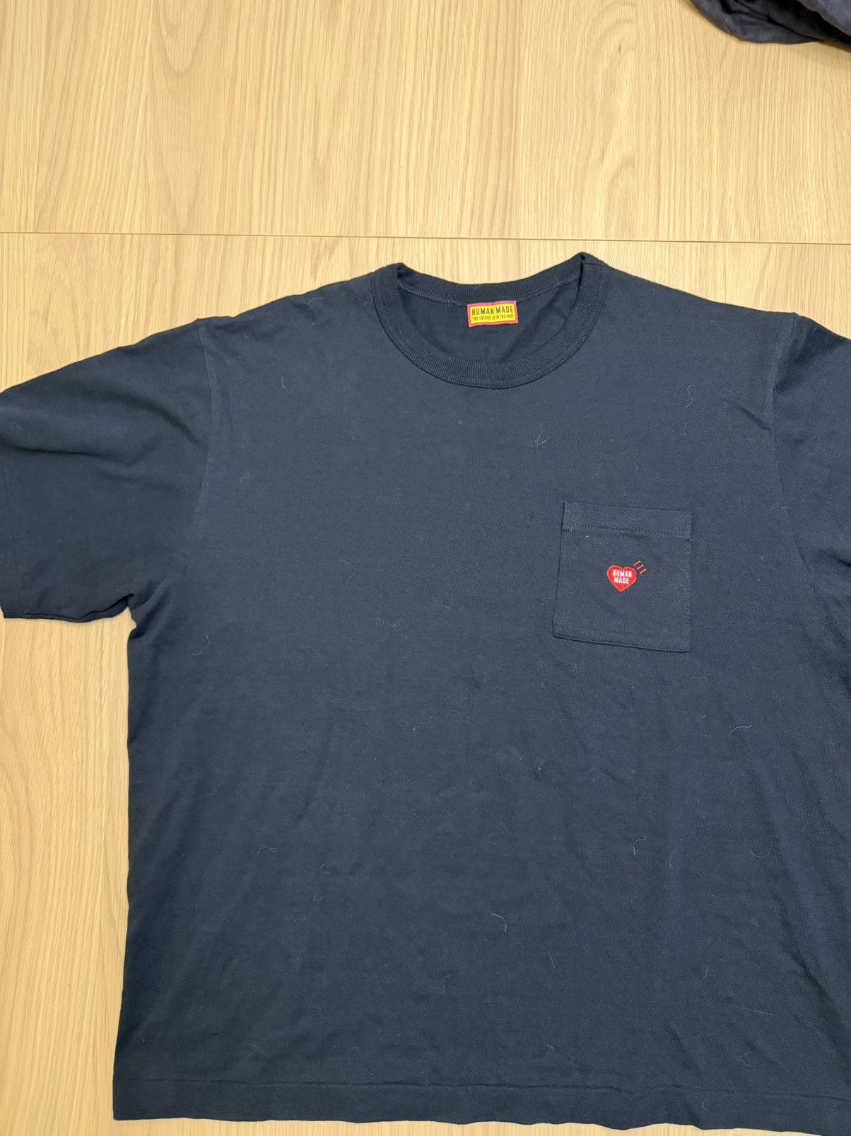 Human Made Human Made Pocket Tee – Black Heart Logo Tee (Japan) Size US XL / EU 56 / 4 - 2 Thumbnail