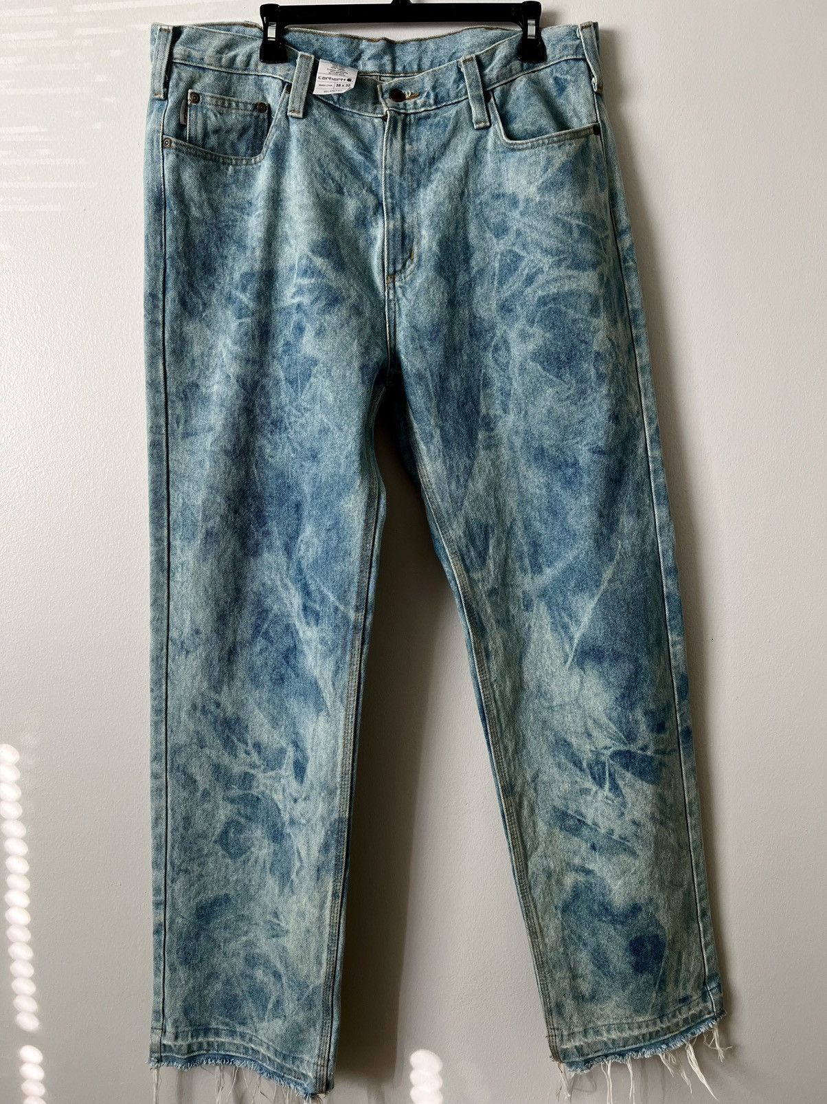 Carhartt × Vintage Vintage Carhartt Acid Wash Denim Size US 38 / EU 54 - 1 Thumbnail