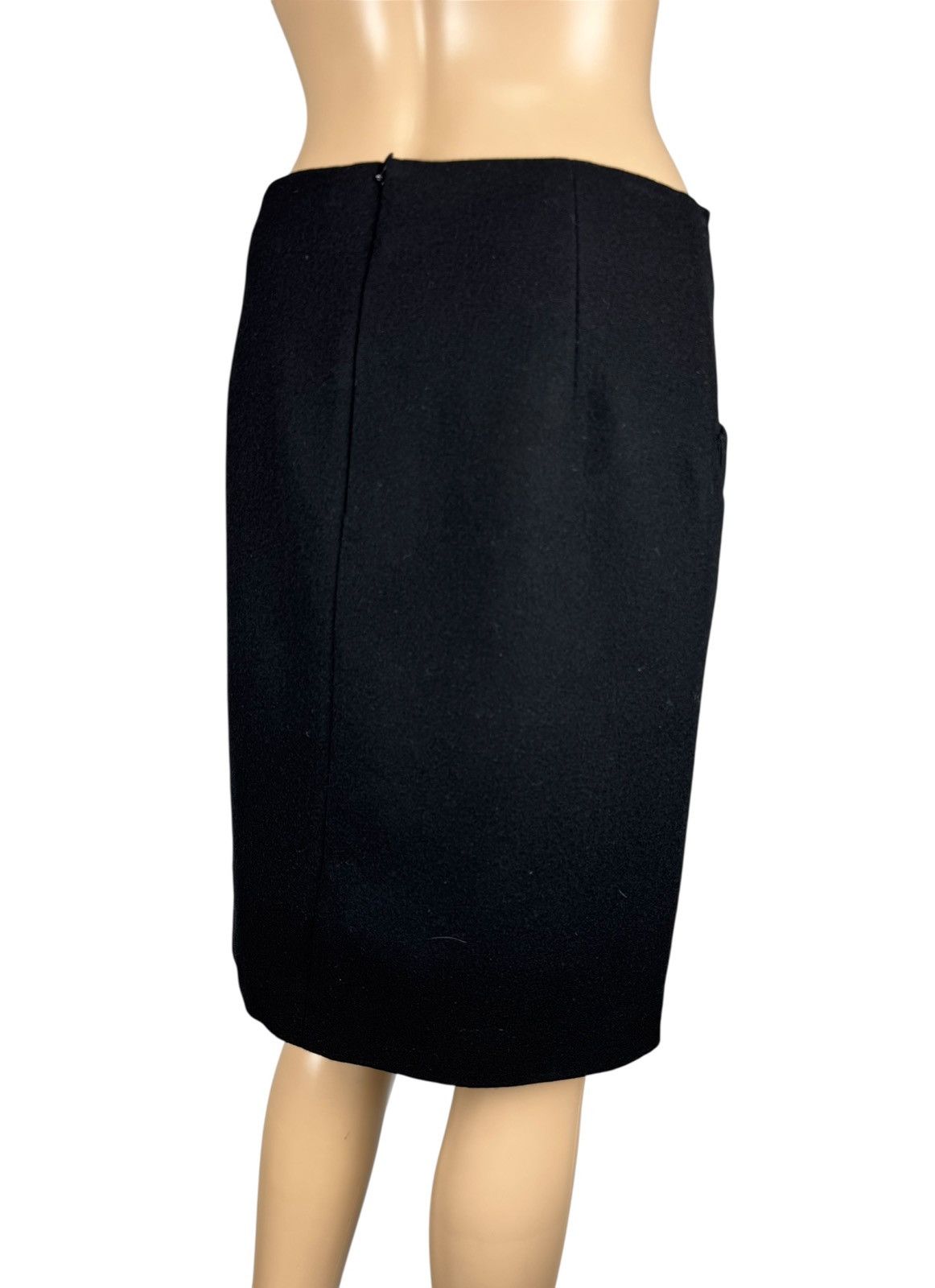 Yohji Yamamoto Yohji Yamamoto Wool Pencil Skirt Pocket size 1 Made In Japan Size 26" / US 2 / IT 38 - 8 Thumbnail
